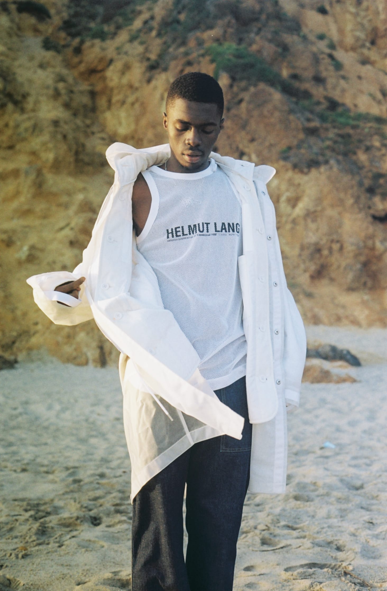 Sheck Wes Models Helmut Lang's Fall 2018 Collection