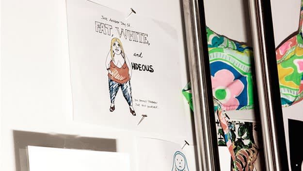 This Well-Known Fashion Brand Has Fat-Shaming Cartoons Posted in its Headquarters