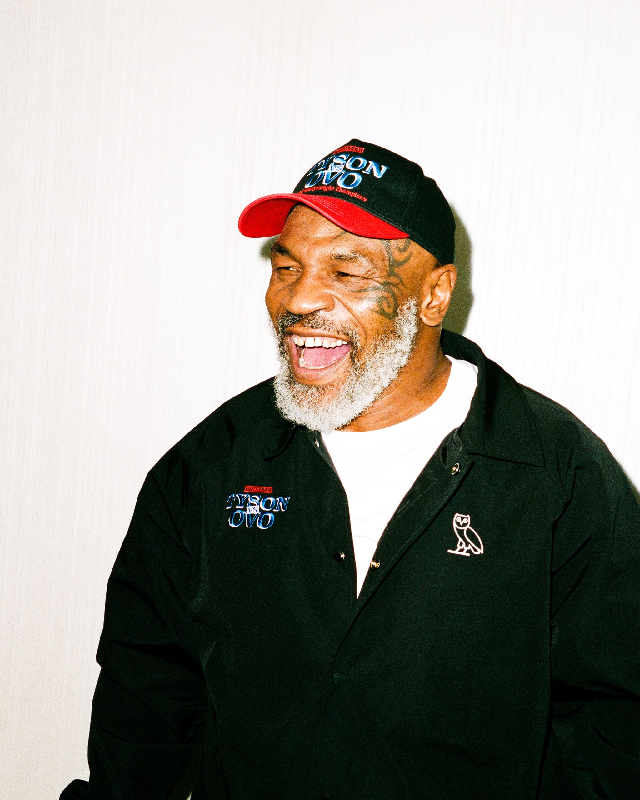 Mike Tyson wearing OVO collection