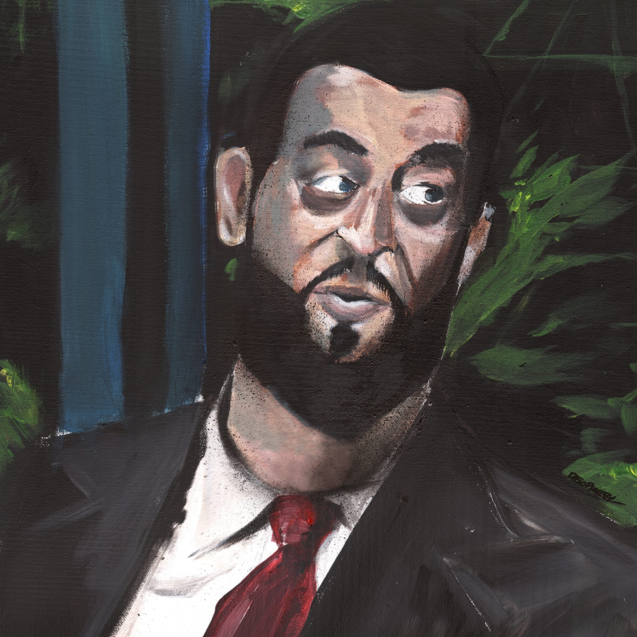 The cover art for Your Old Droog's new single "50K or Brunch"