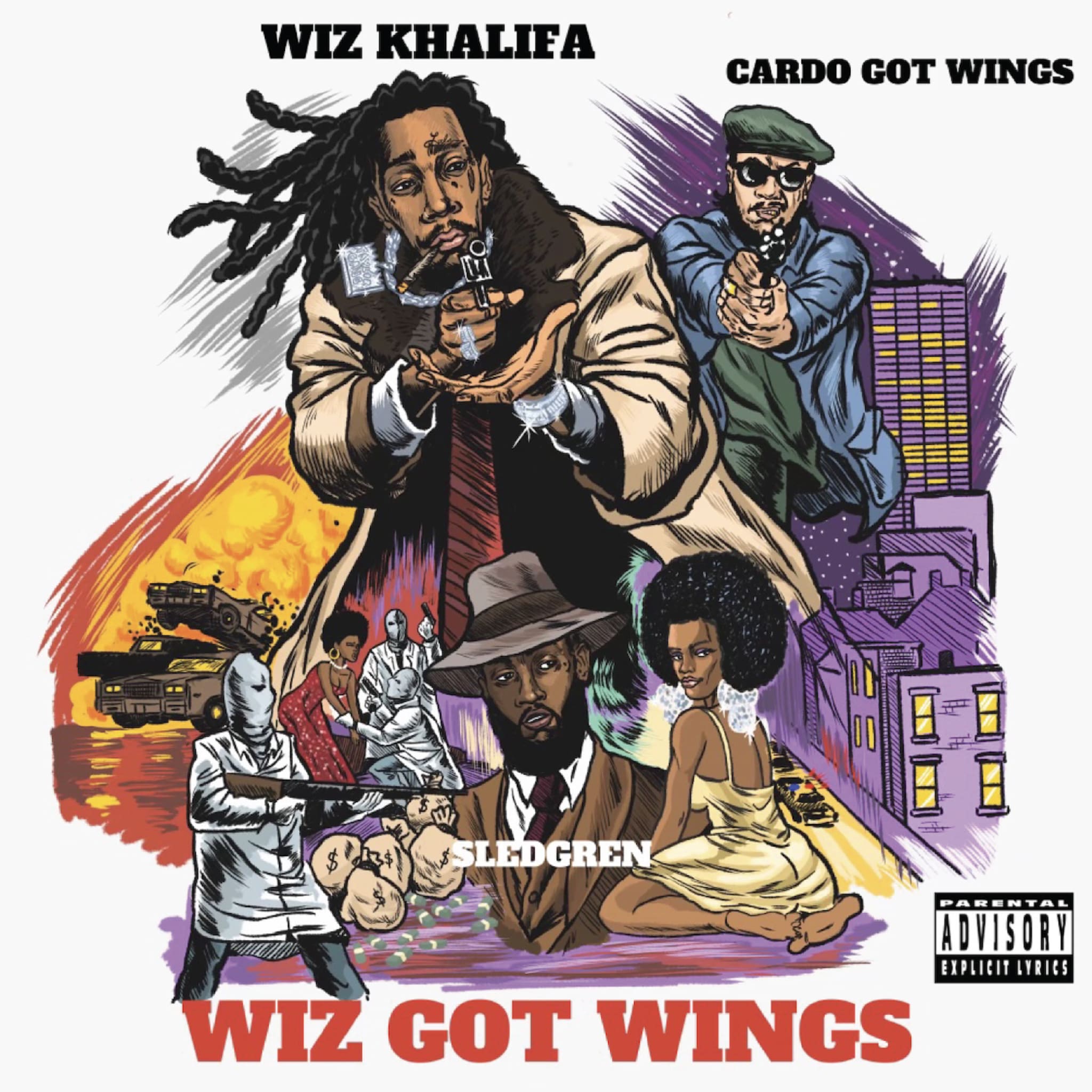 Wiz Khalifa shares new mixtape 'Wiz Got Wings' produced by Cardo and Sledgren