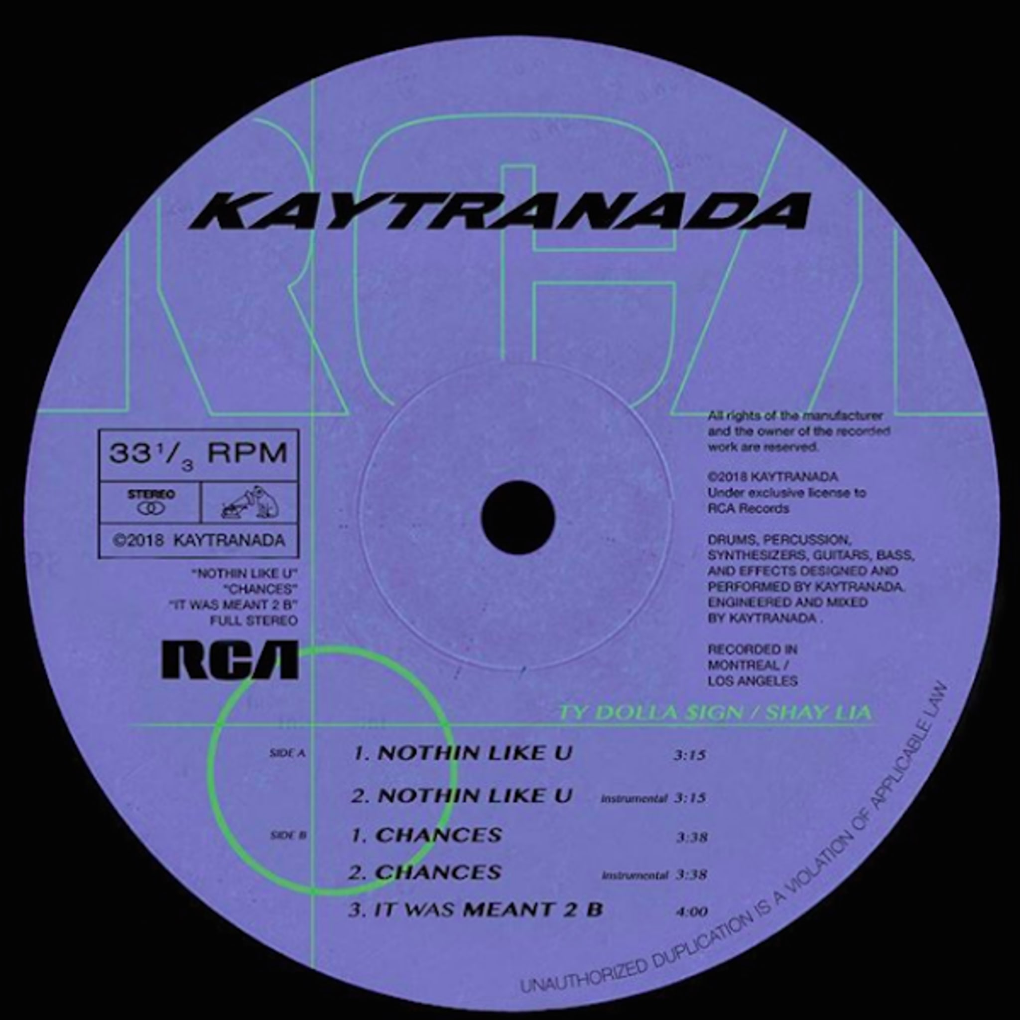 Kaytranada 'Nothin Like U / Chances'