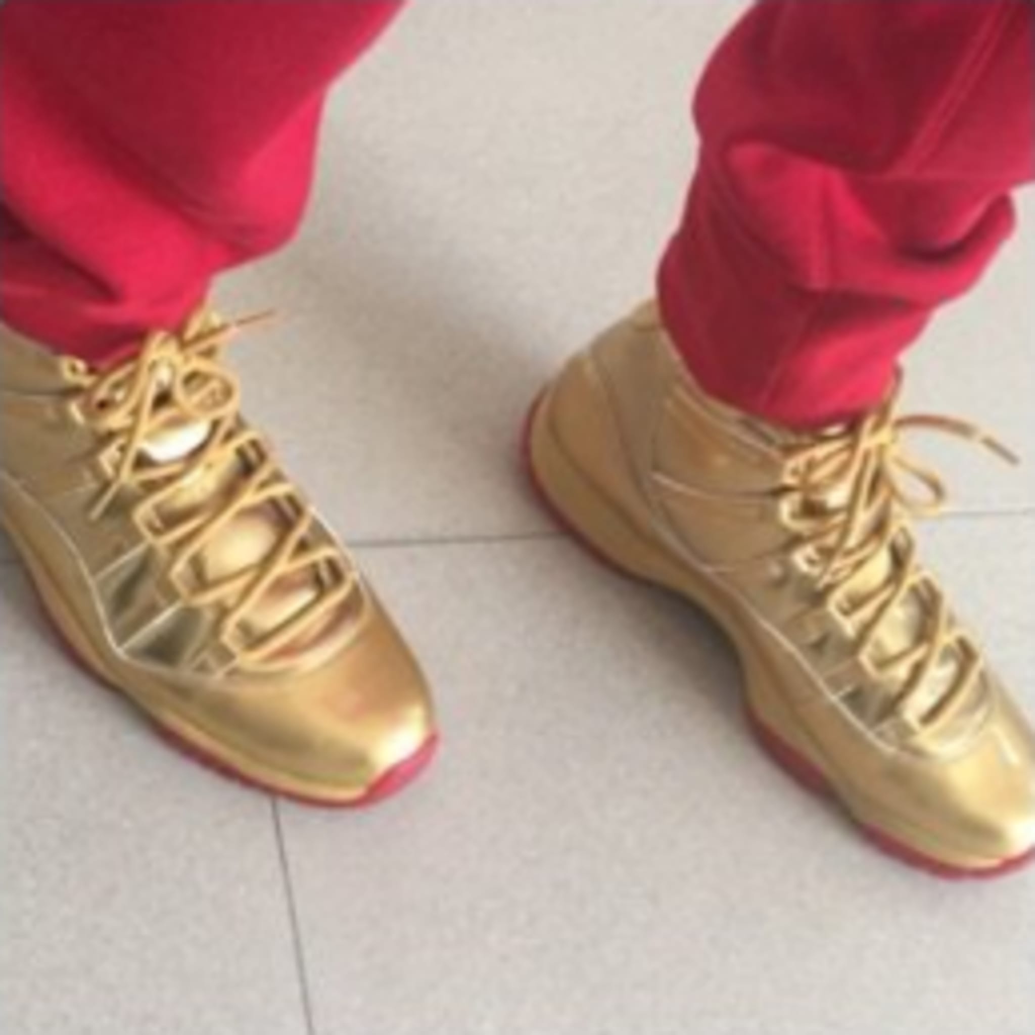 Michael Finley's "Cotton Bowl" Air Jordan 11s