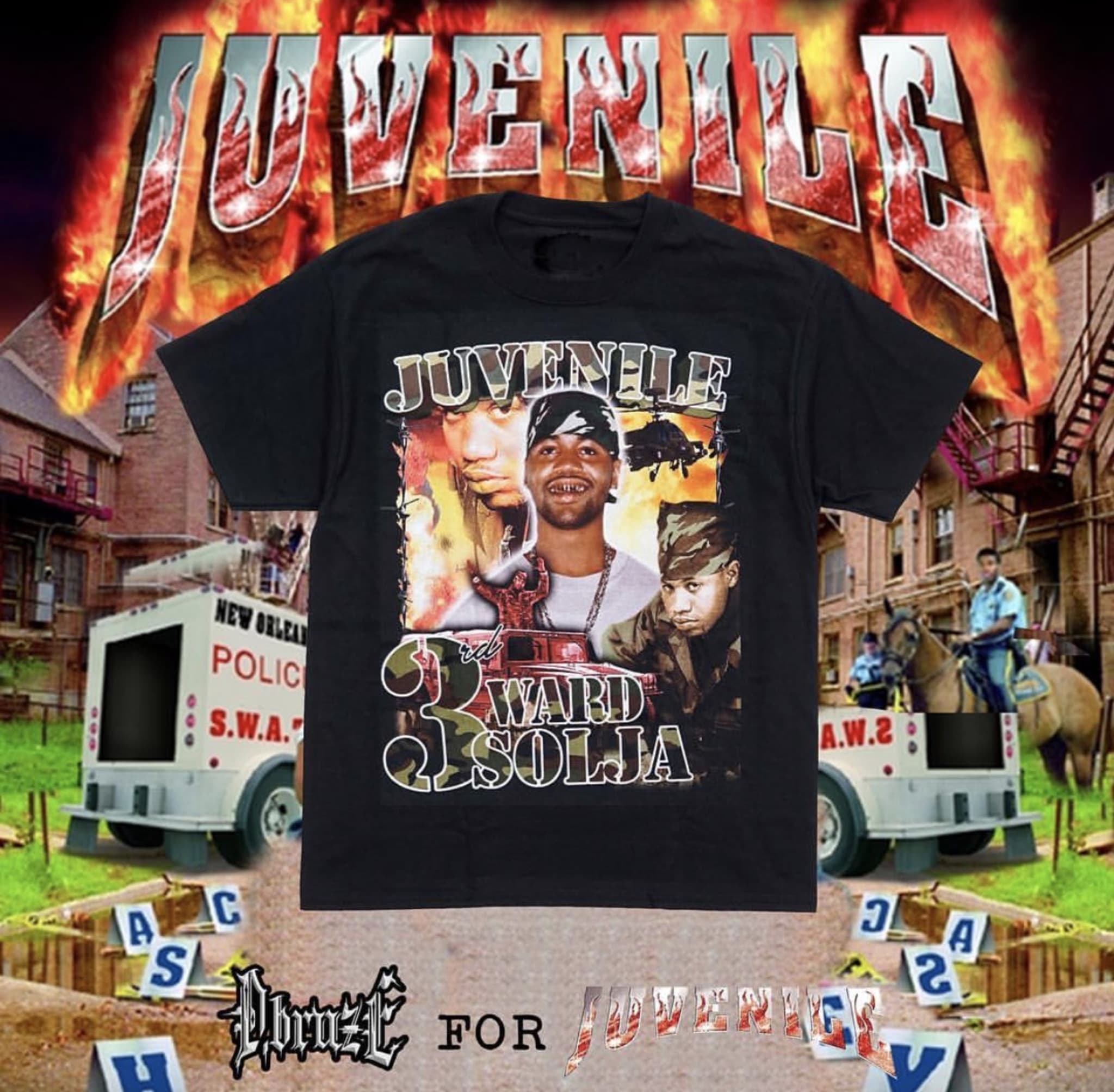 Juvenile P&P T shirt by D Bruze