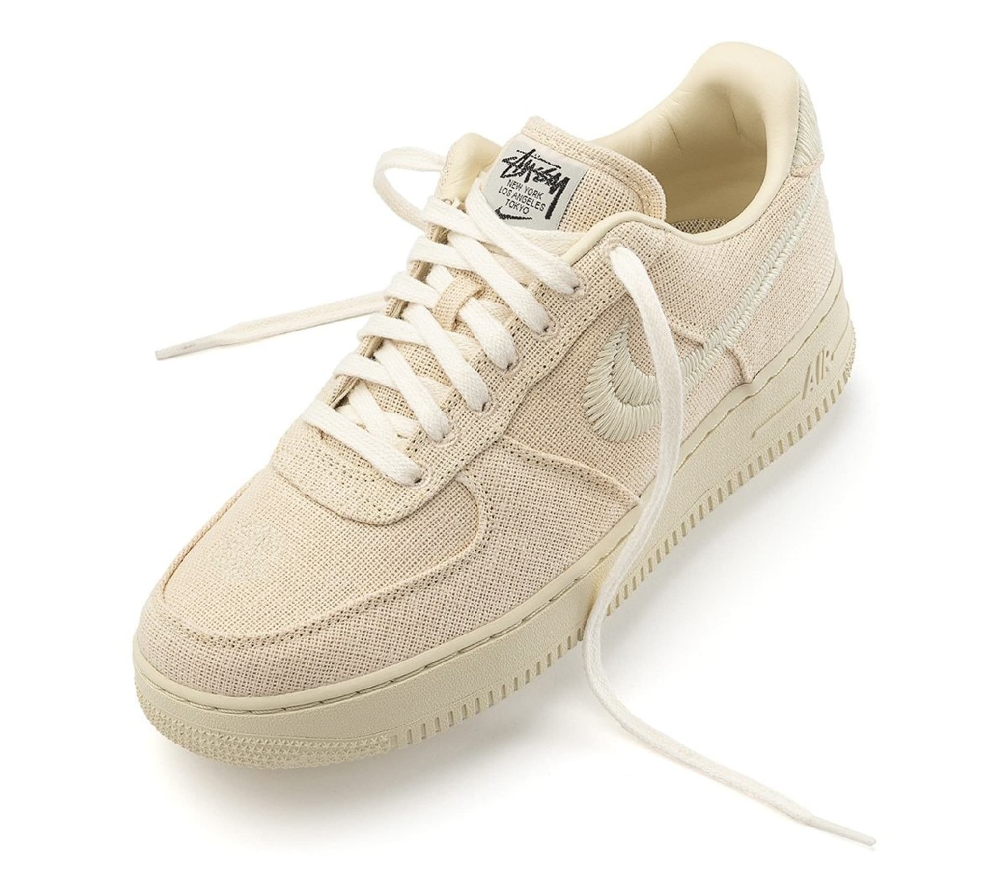 Stussy x Nike Air Force 1 Low 'Fossil Stone' Front