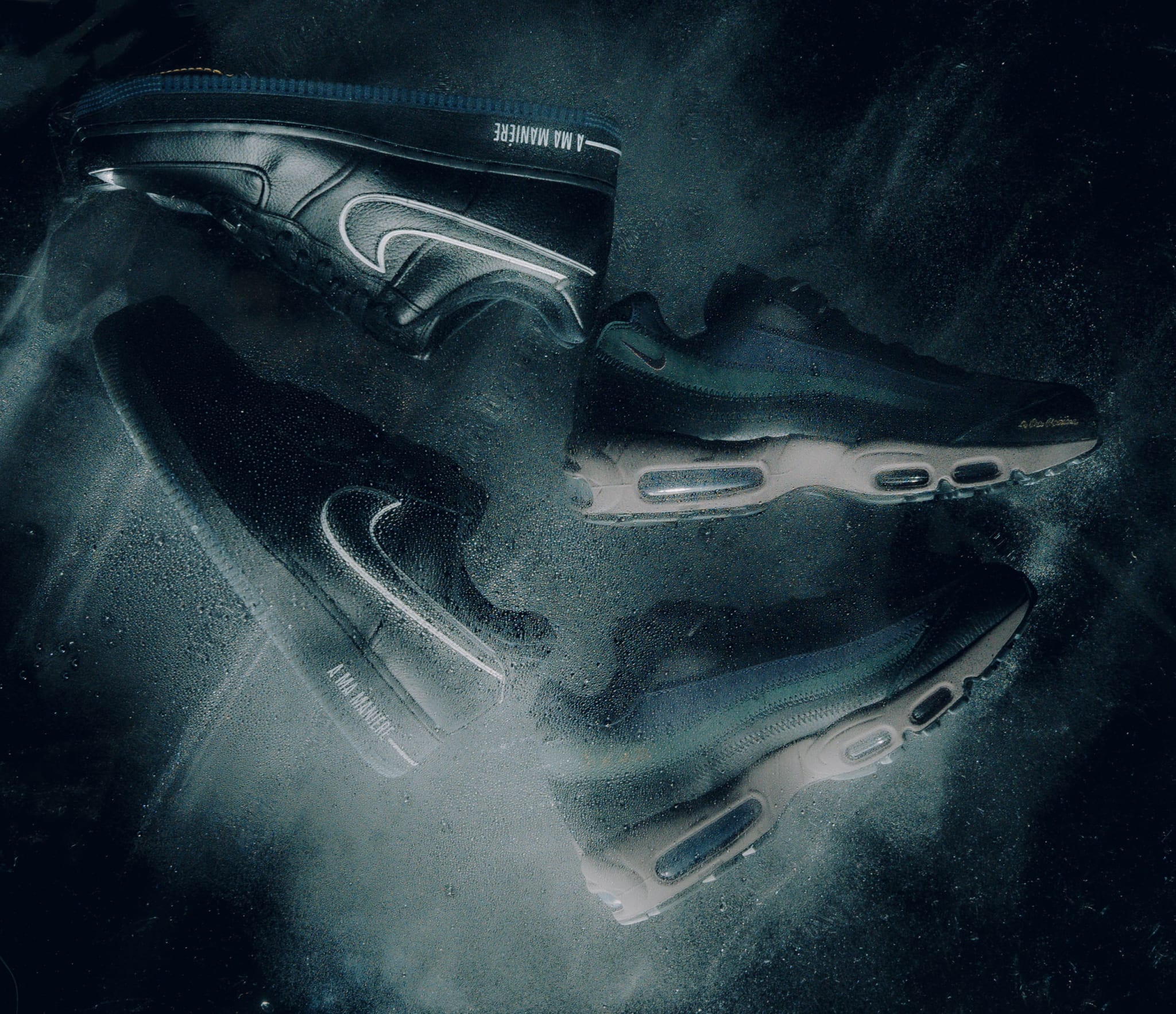 A Ma Maniere x Nike Air Max 95 and Air Force 1 'Hand Wash Cold'