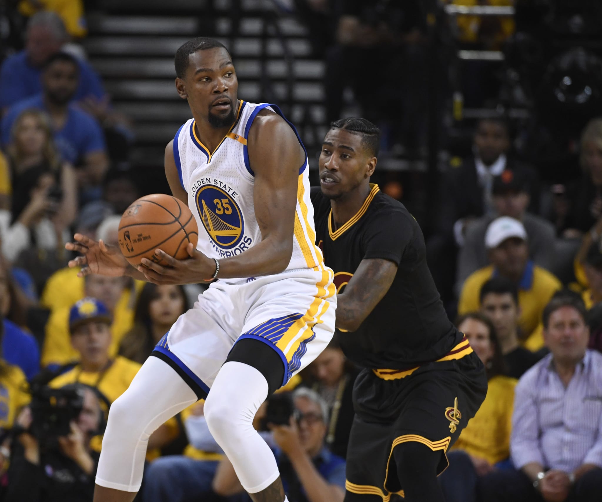 Kevin Durant Game 2 NBA Finals Iman Shumpert 2017