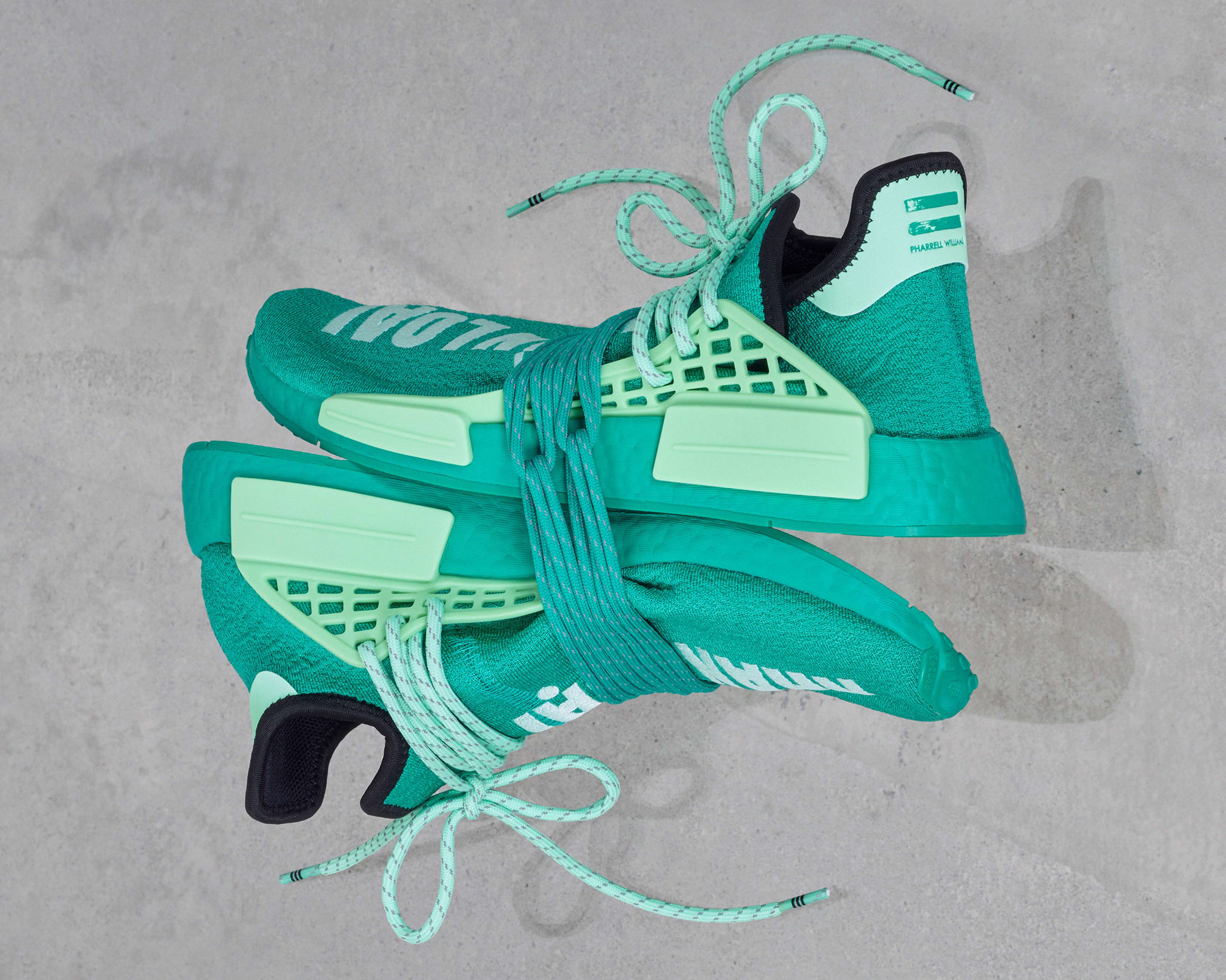 Pharrell Adidas NMD Hu 'Green' FY0089