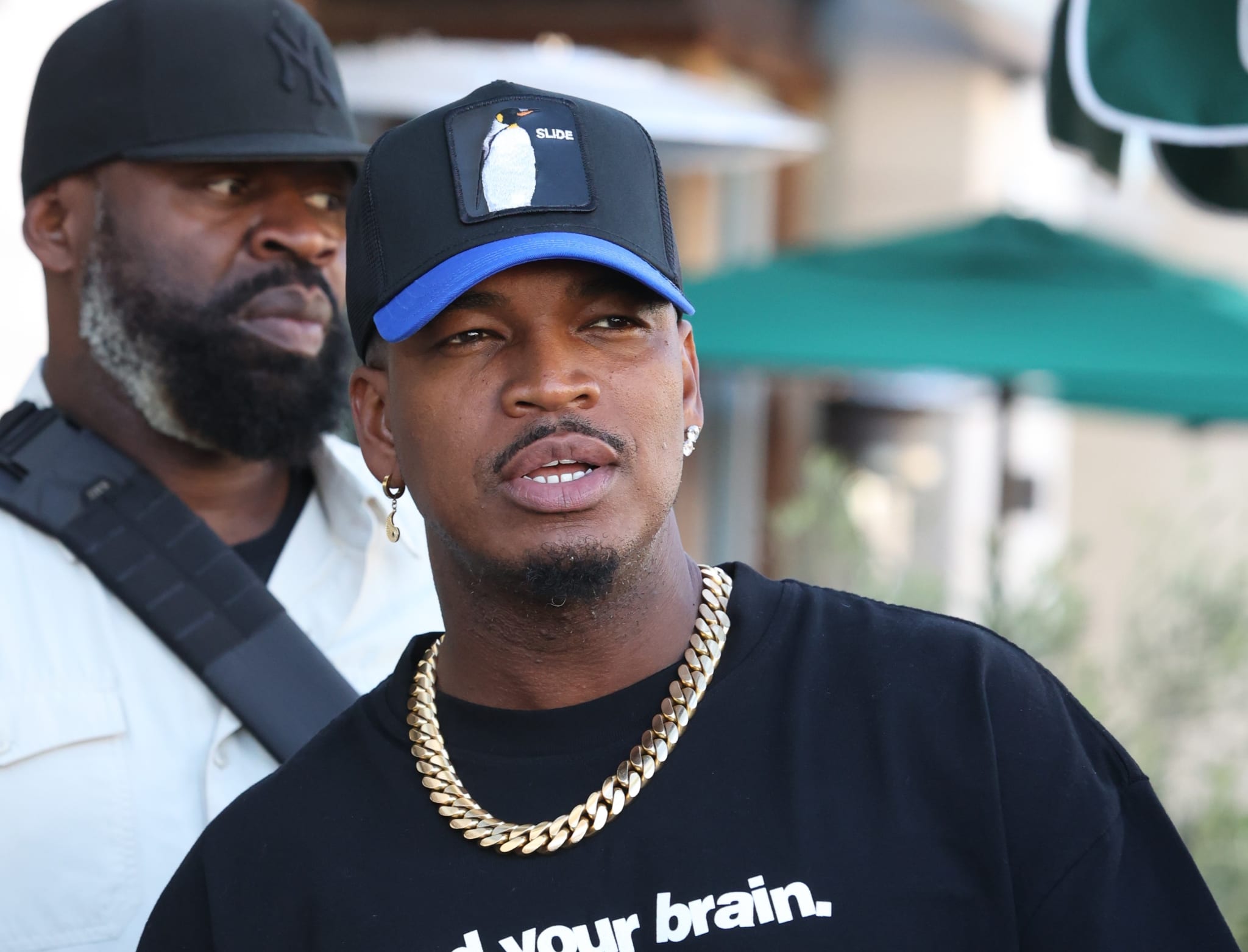 BEVERLY HILLS, CA - AUGUST 20: Ne-Yo seen leaving Wally's on August 20, 2024 in Beverly Hills, California. 