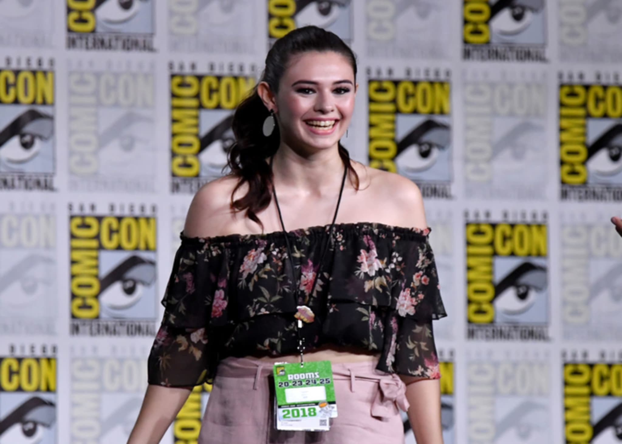 Nicole Maines the 'Supergirl' Special Video Presentation and Q&A during Comic Con