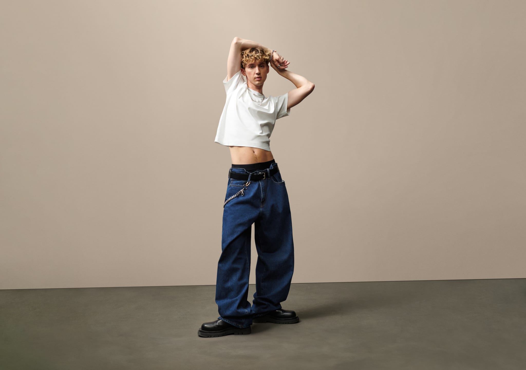 Troye Sivan in the 'Get Loose' fall campaign for Gap.
