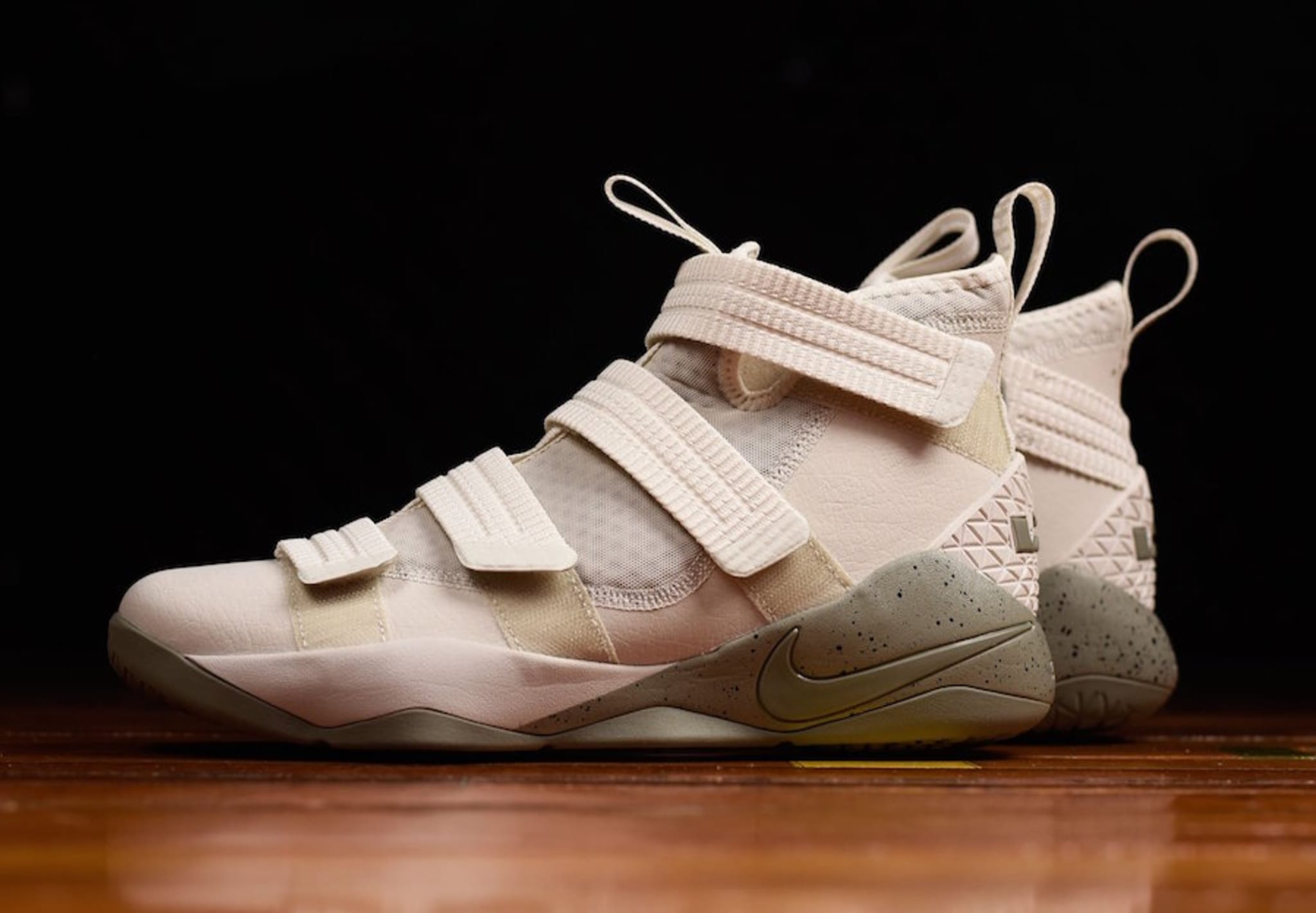 Nike LeBron Soldier 11 Light Bone Dark Stucco Release Date Profile 897646 005