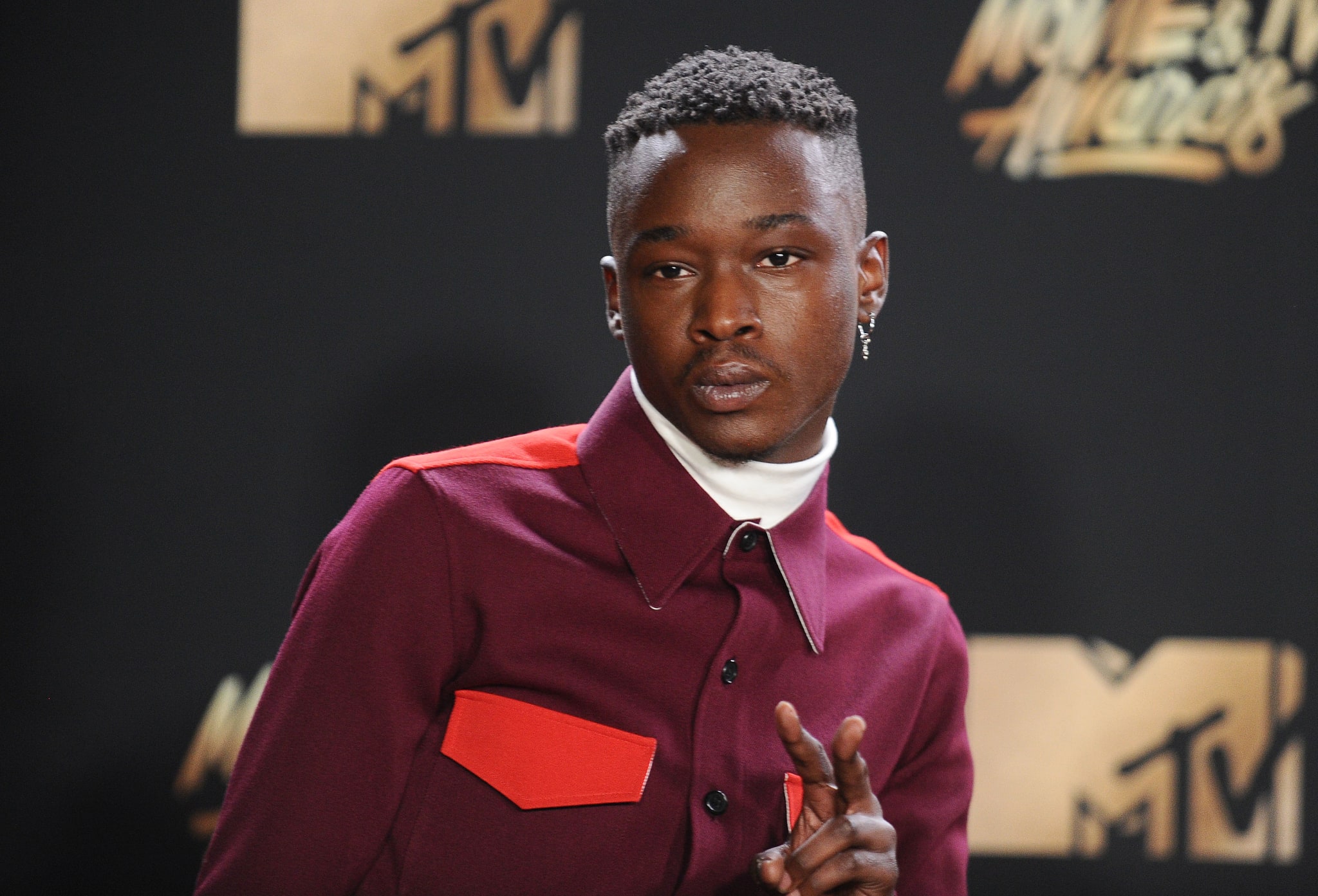 Ashton Sanders at 2017 MTV Movie Awards