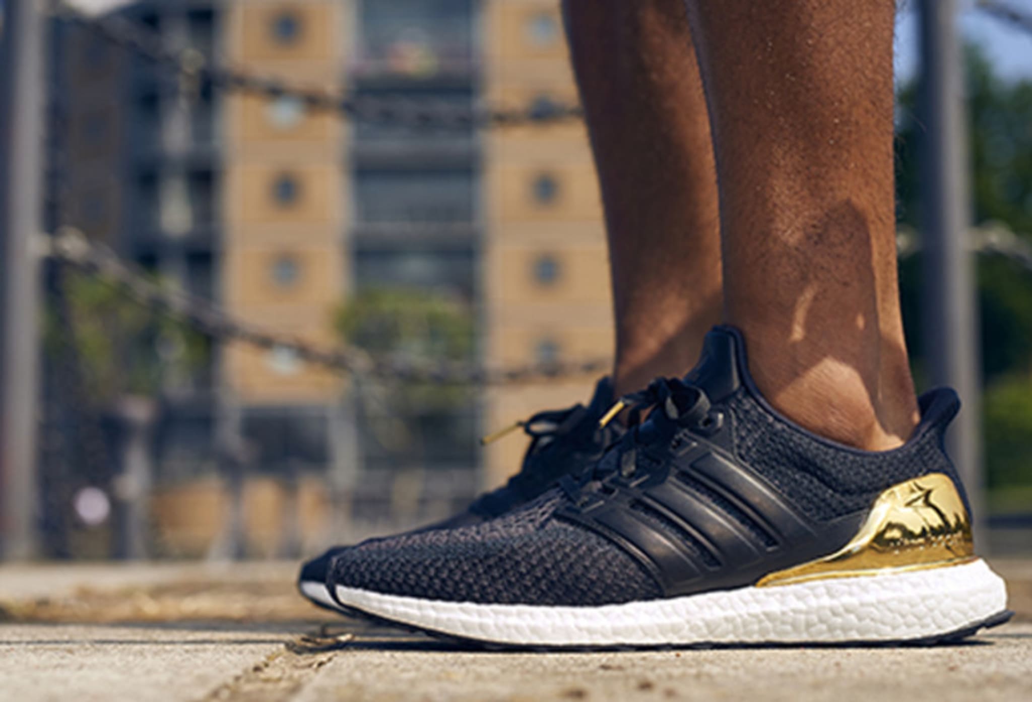 Gold Medal Adidas Ultra Boost On Feet