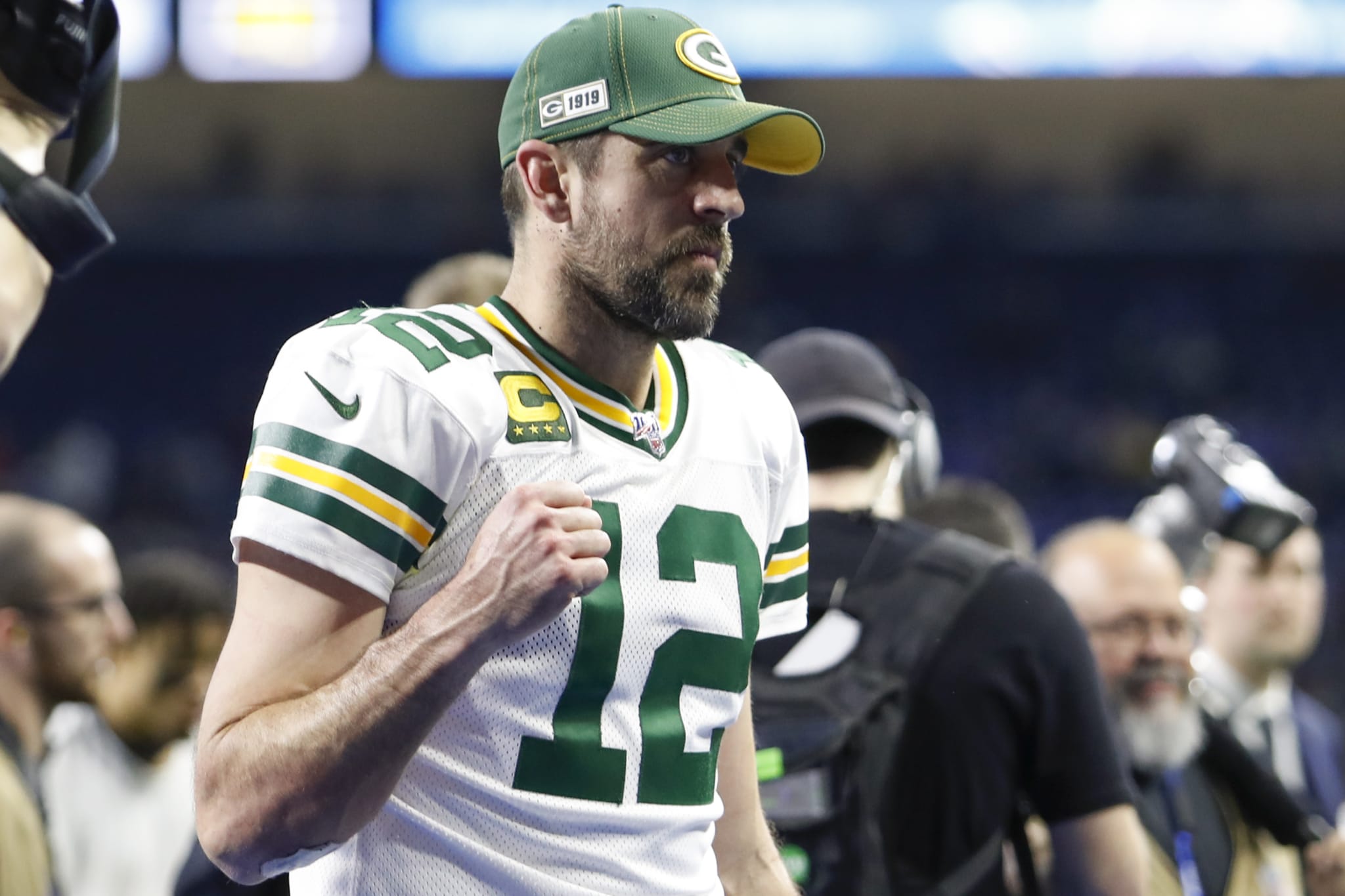 Aaron Rodgers Packers Lions Dec 2019