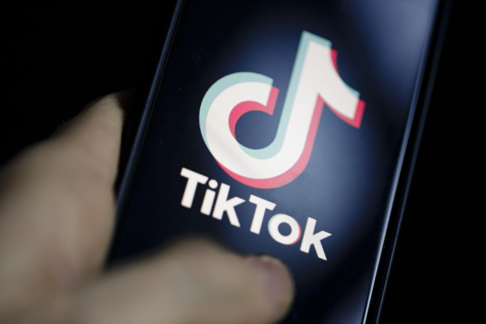 The logo of chinese media app for creating and sharing short videos TikTok.