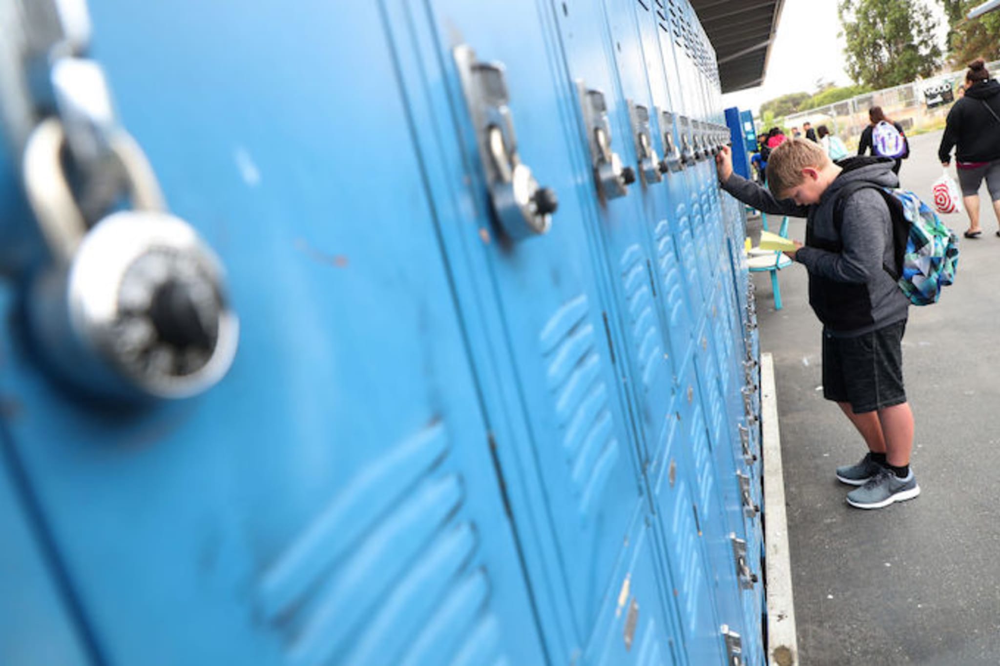 middle school lockers