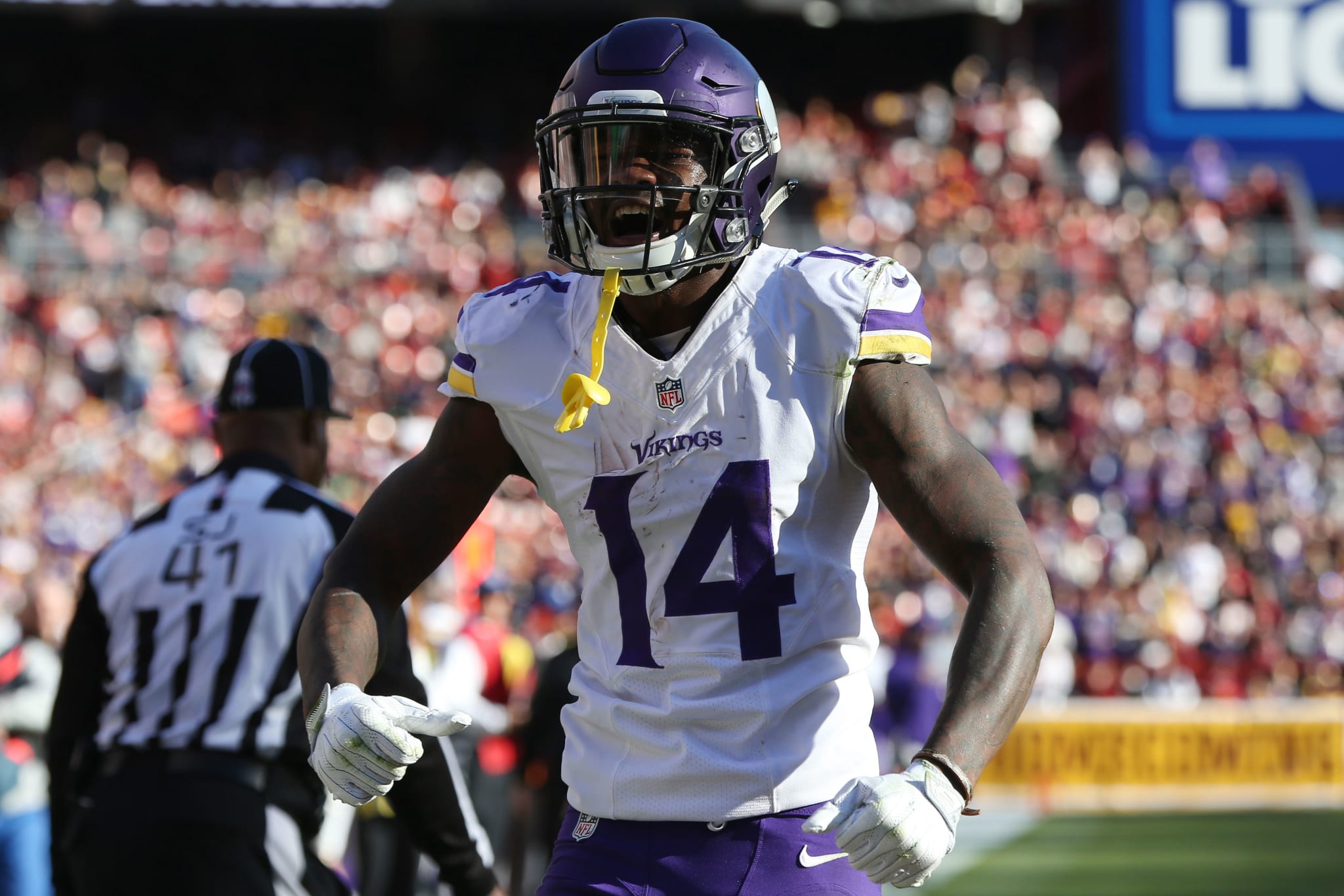 Stefon Diggs Vikings Redskins 2016
