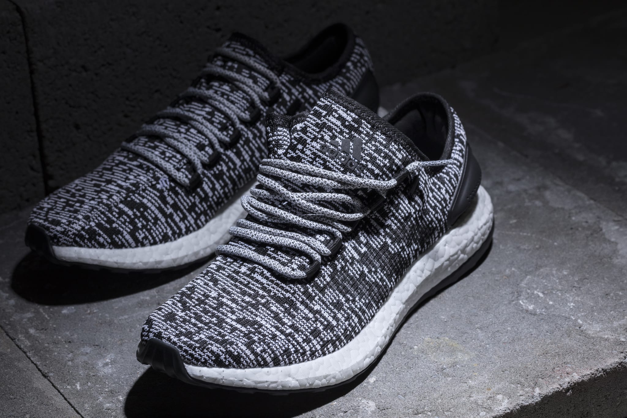 Adidas Pure Boost Primeknit "Black/White"