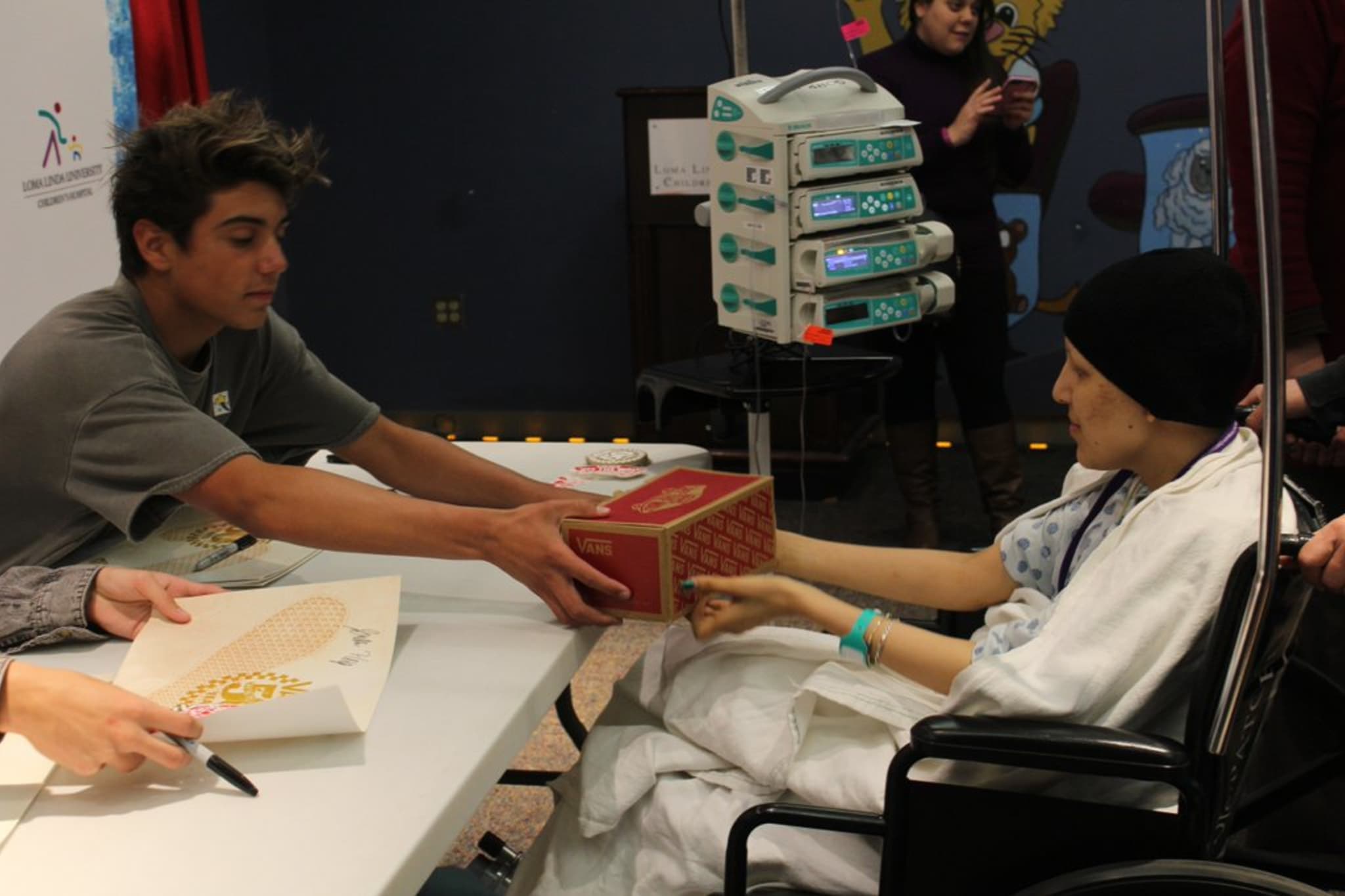 Damn Daniel Gives Vans to Children's Hospital