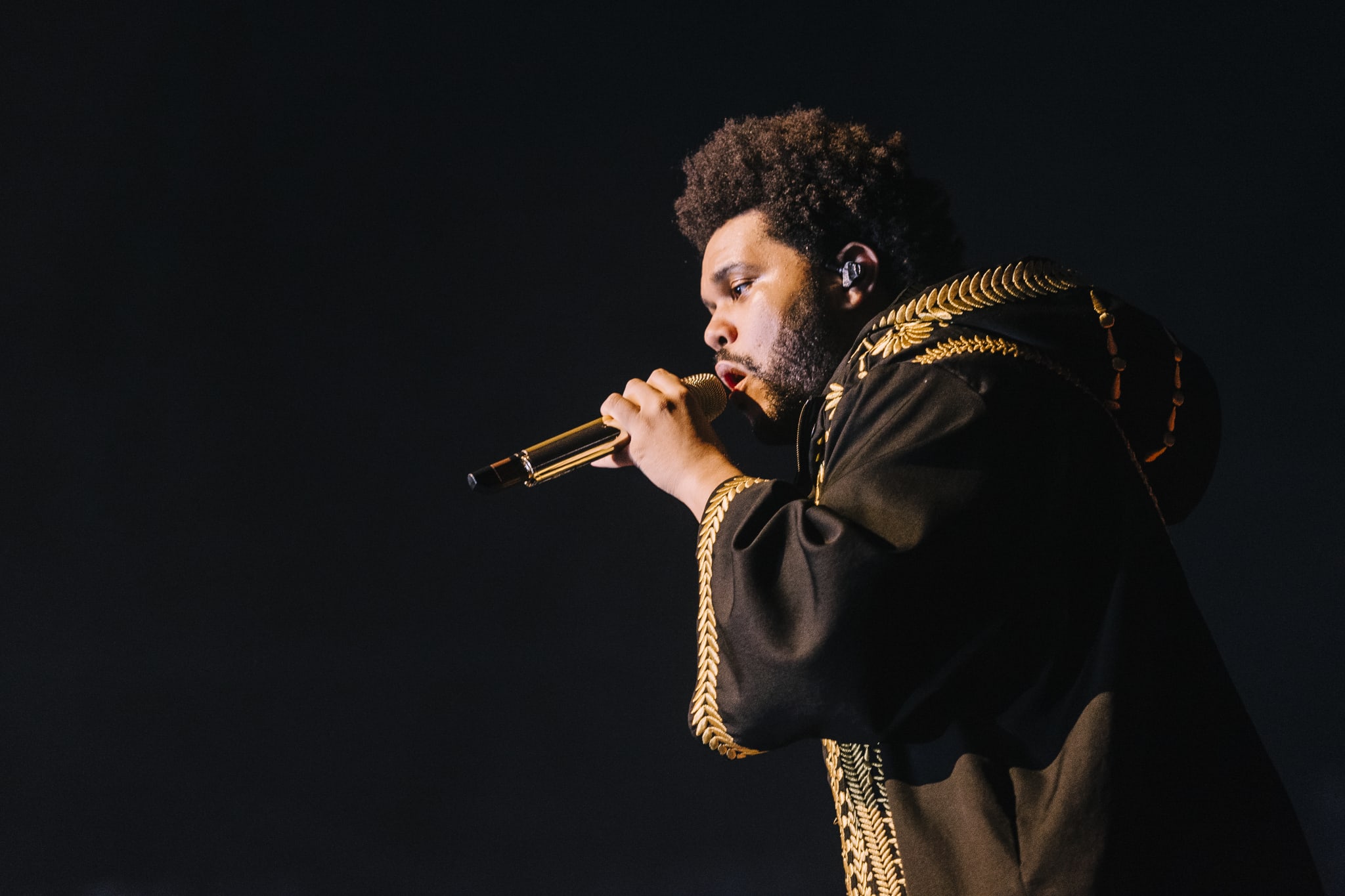 MELBOURNE, AUSTRALIA - OCTOBER 05: The Weeknd performs at Marvel Stadium on October 05, 2024 in Melbourne, Australia. 