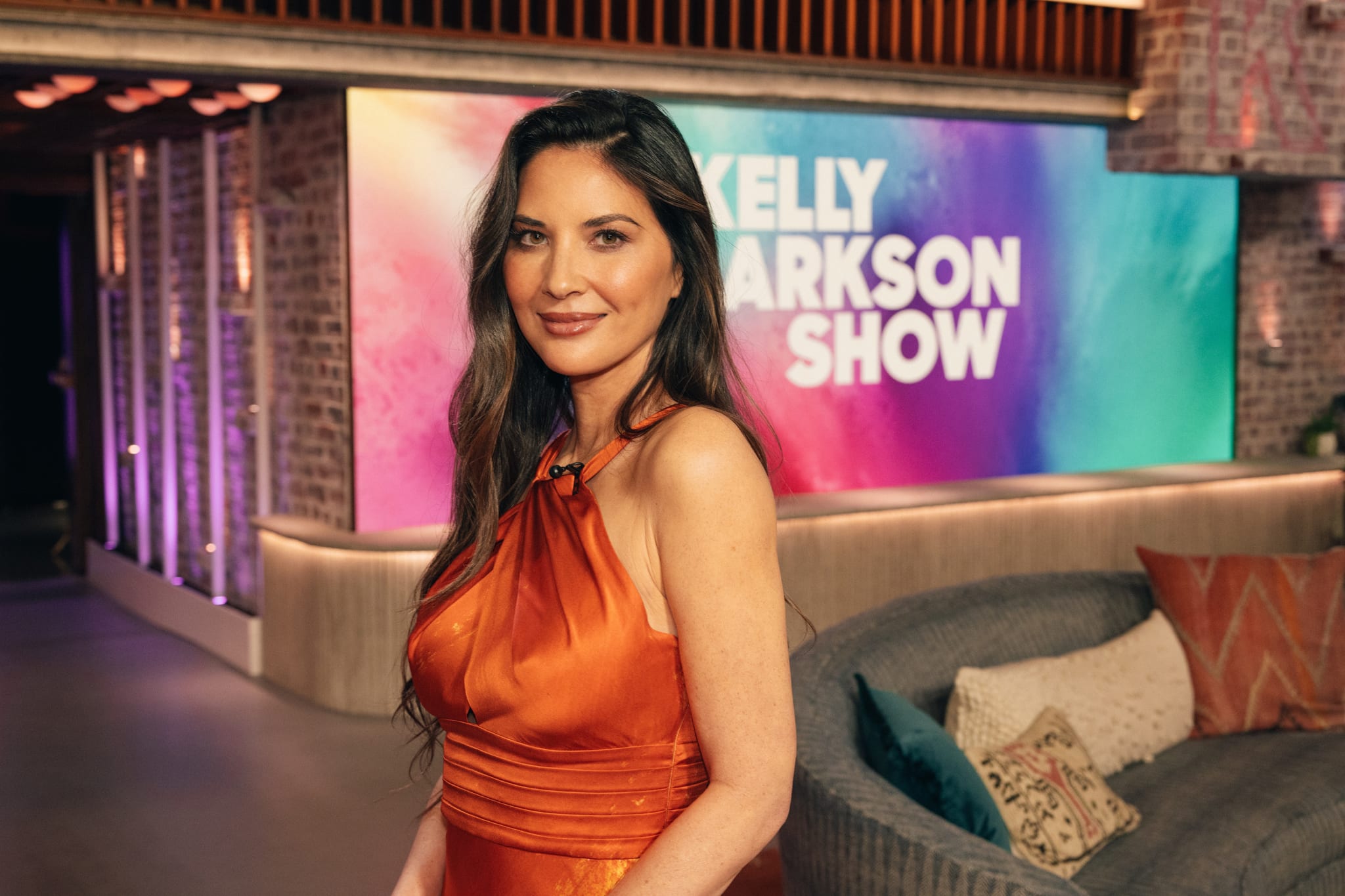THE KELLY CLARKSON SHOW -- Episode 7I134 -- Pictured: Olivia Munn