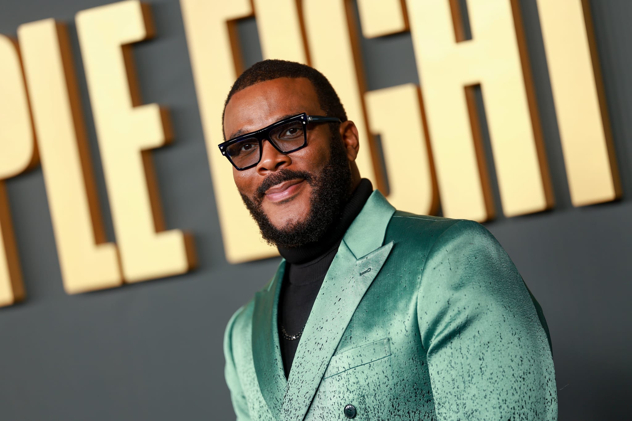 LOS ANGELES, CALIFORNIA - DECEMBER 03: Tyler Perry attends the premiere of Netflix's "The Six Triple Eight" at The Egyptian Theatre Hollywood on December 03, 2024 in Los Angeles, California.