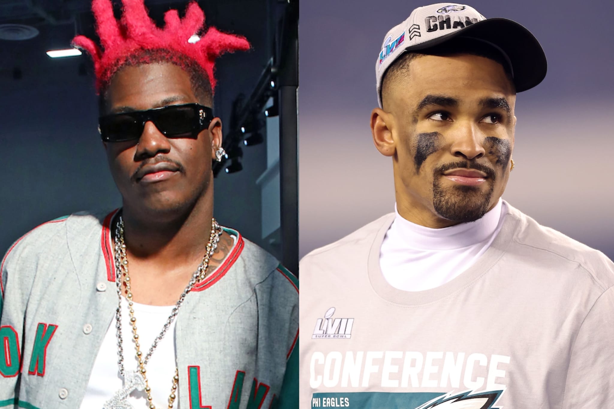Lil Yachty and Jalen Hurts