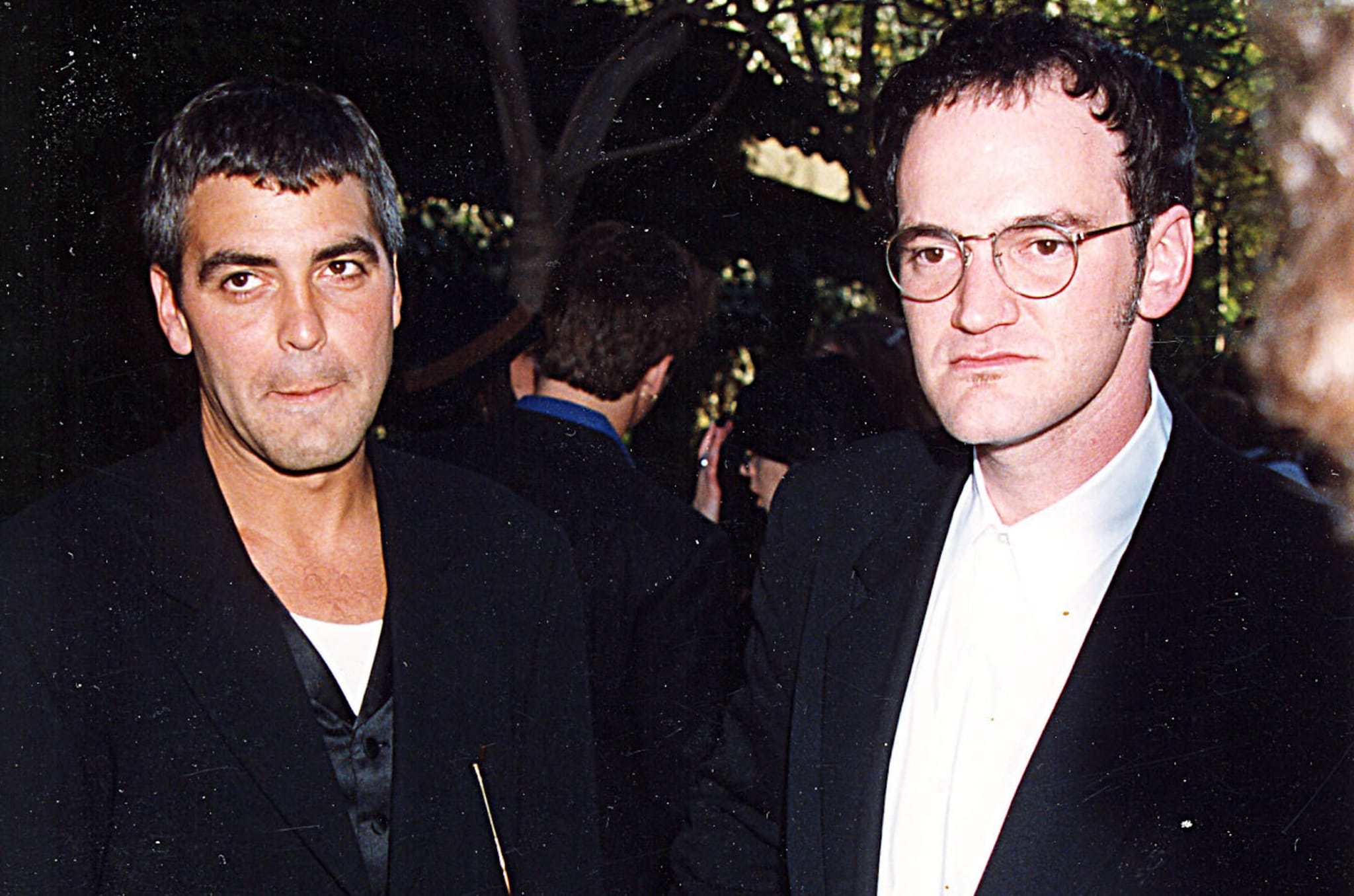 George Clooney and Quentin Tarantino in 1995