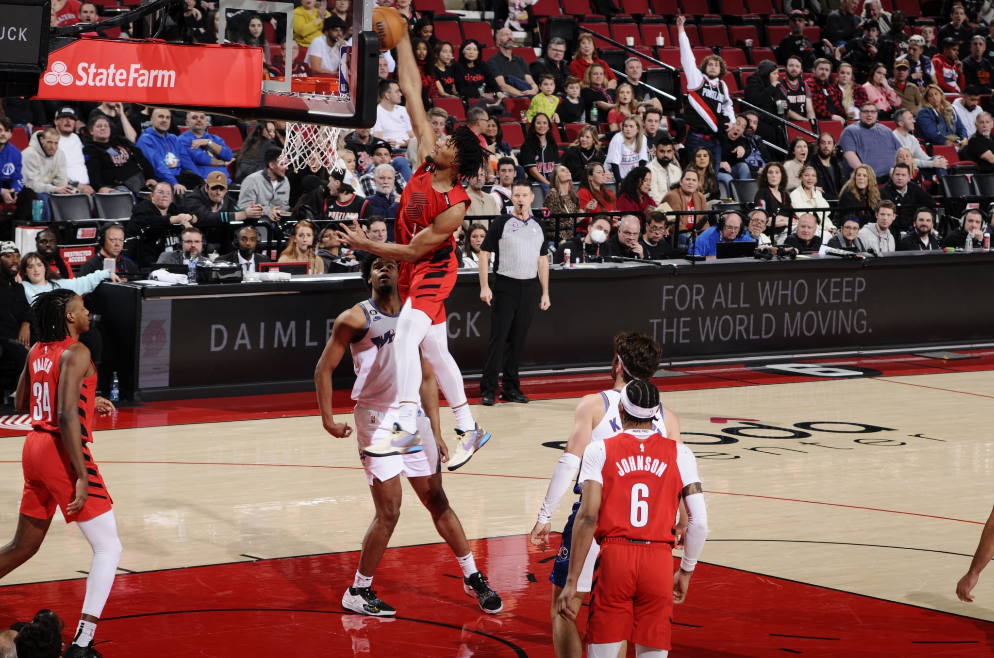 Shaedon sharpe against wizards