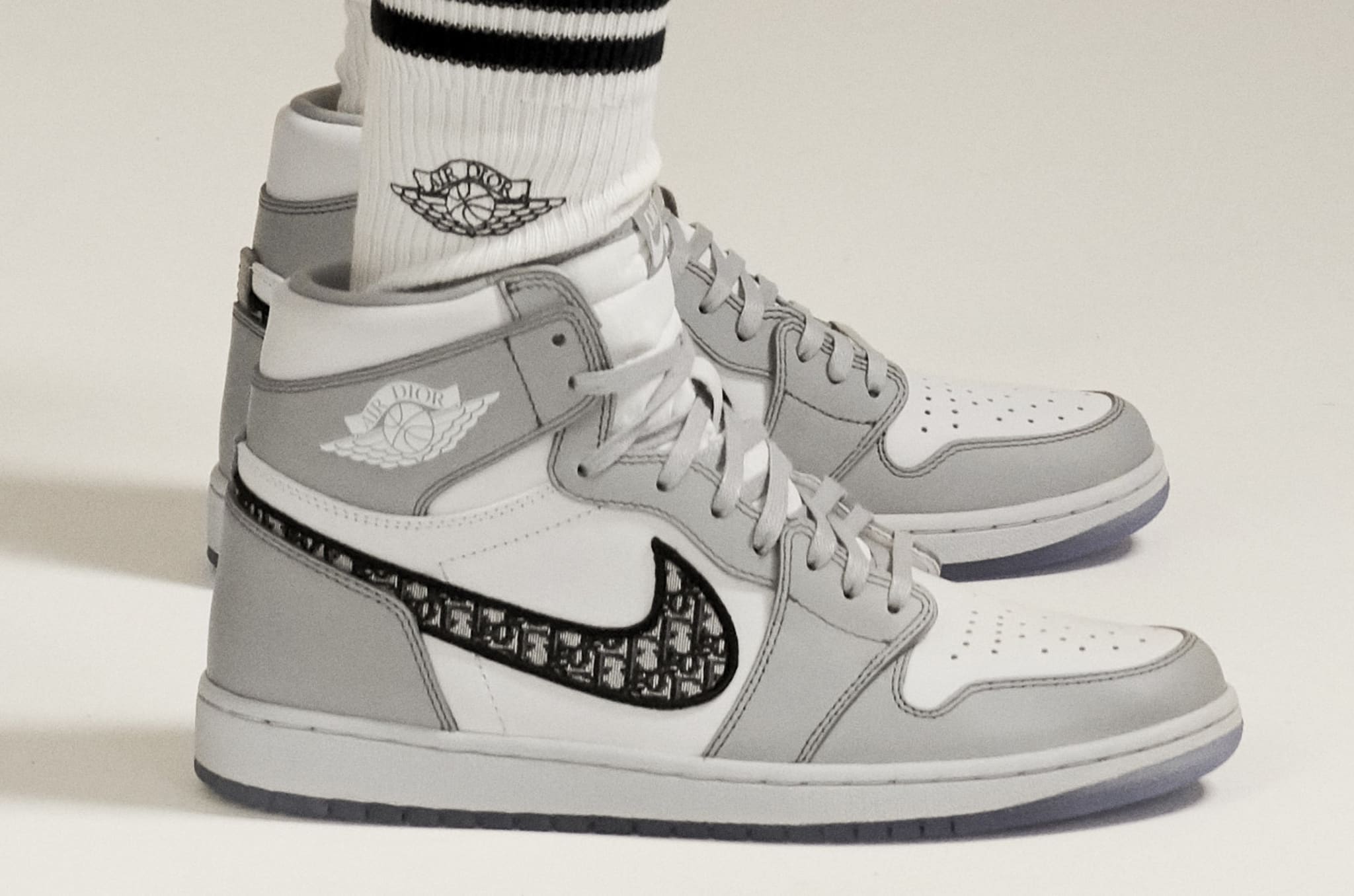 dior air jordan 1 on feet
