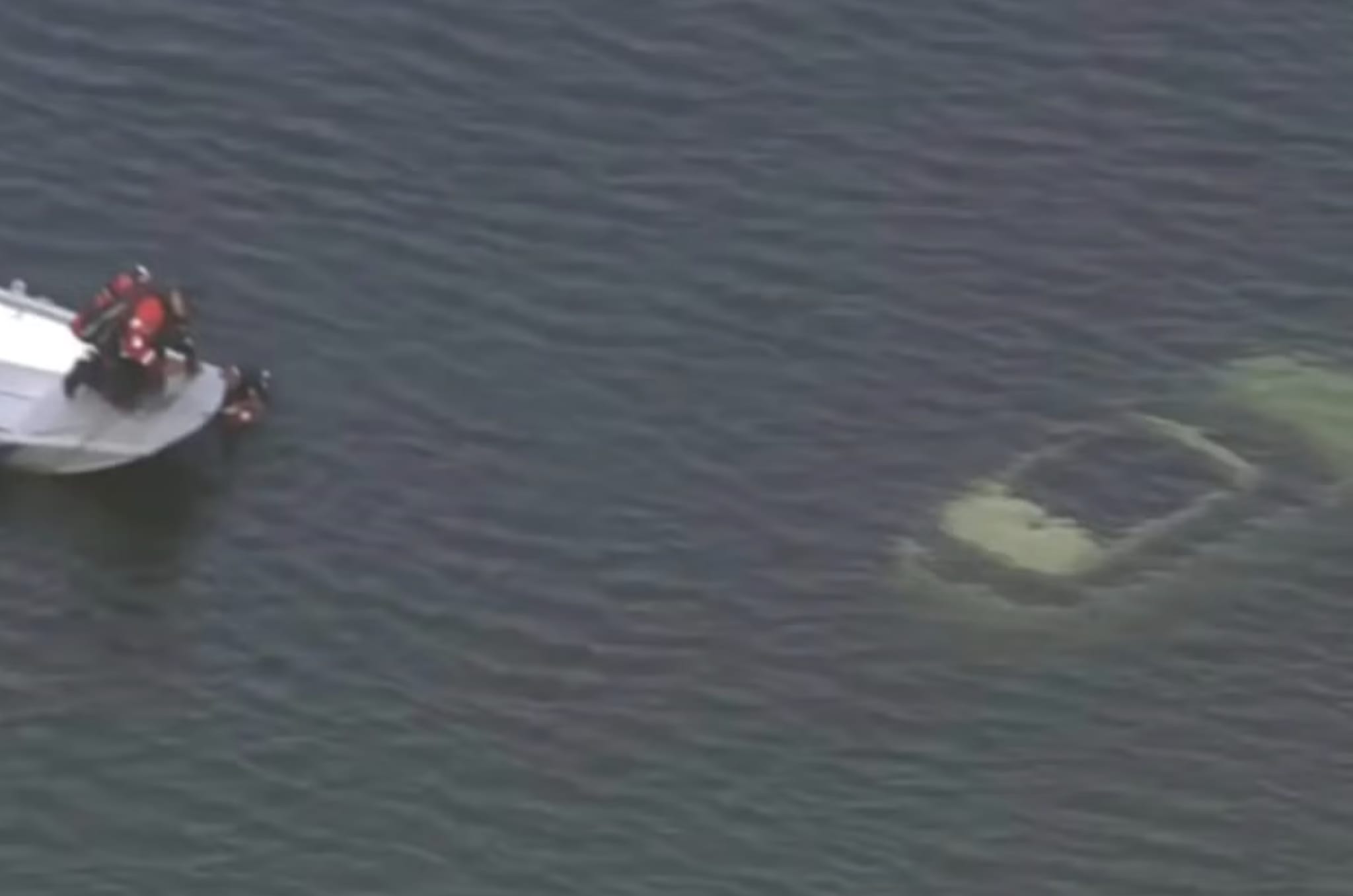 Car in Philadelphia River