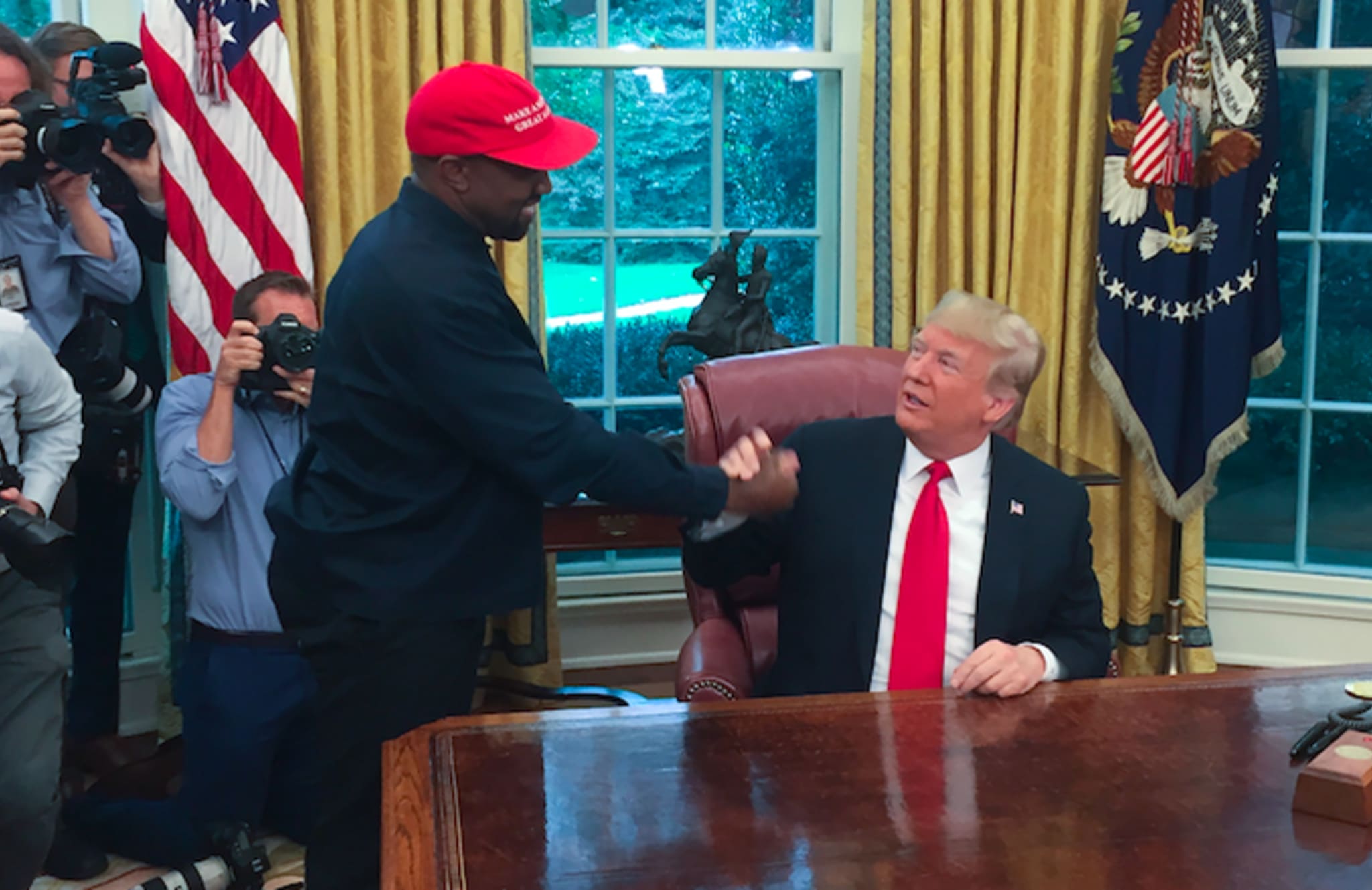 Kanye and Trump