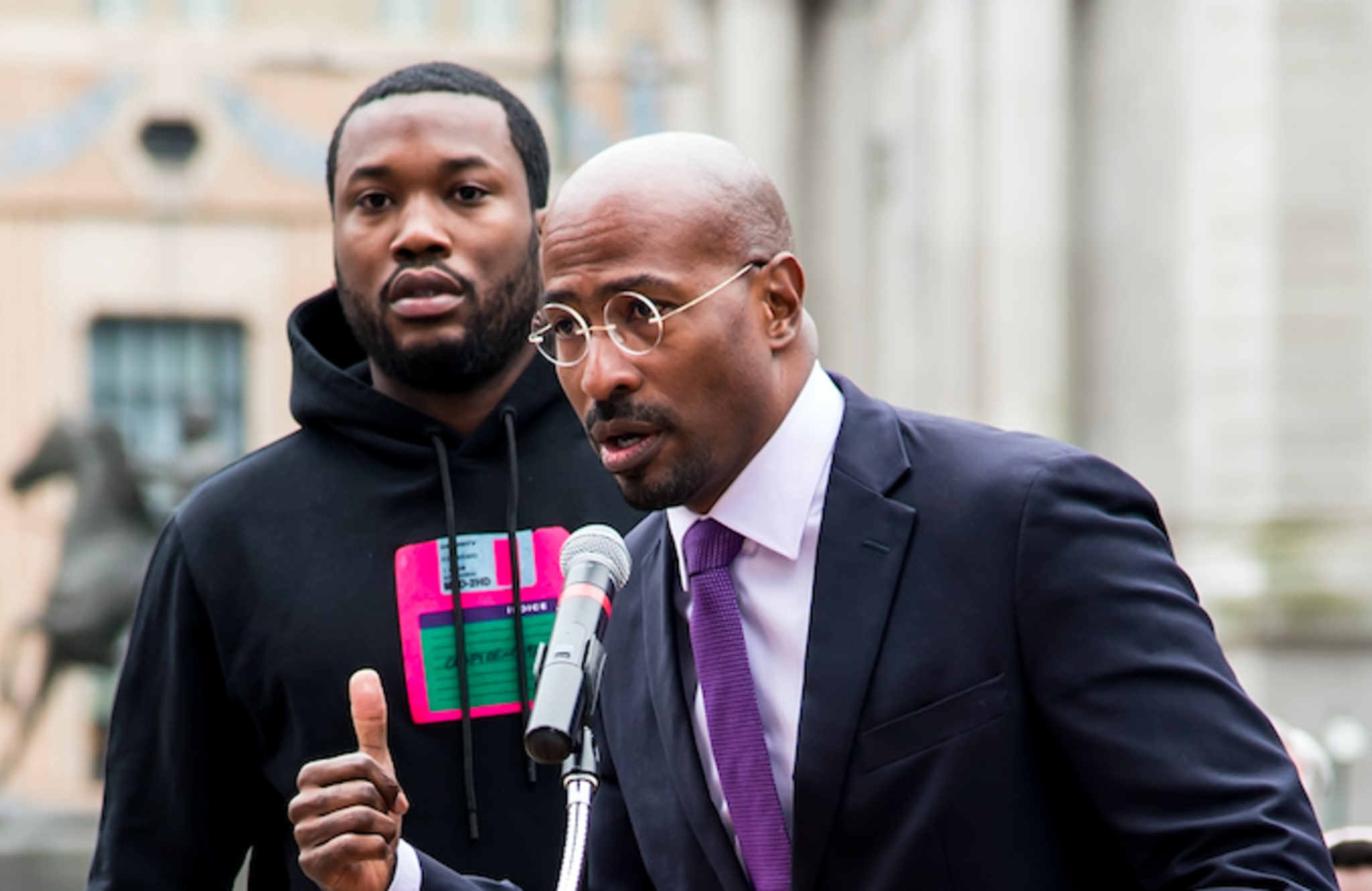 Meek Mill and Van Jones