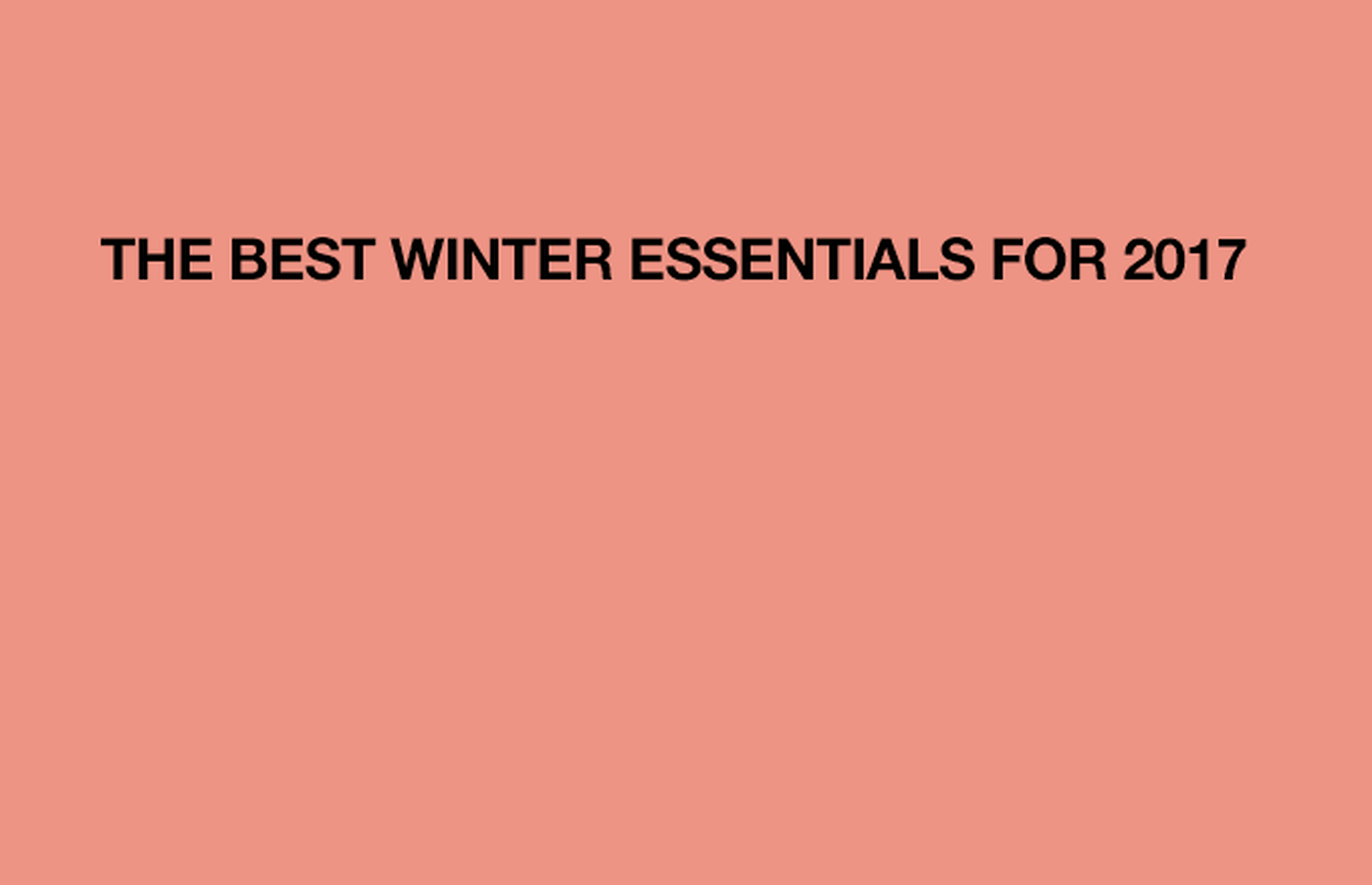 The Best Winter Essentials for $100 or Less