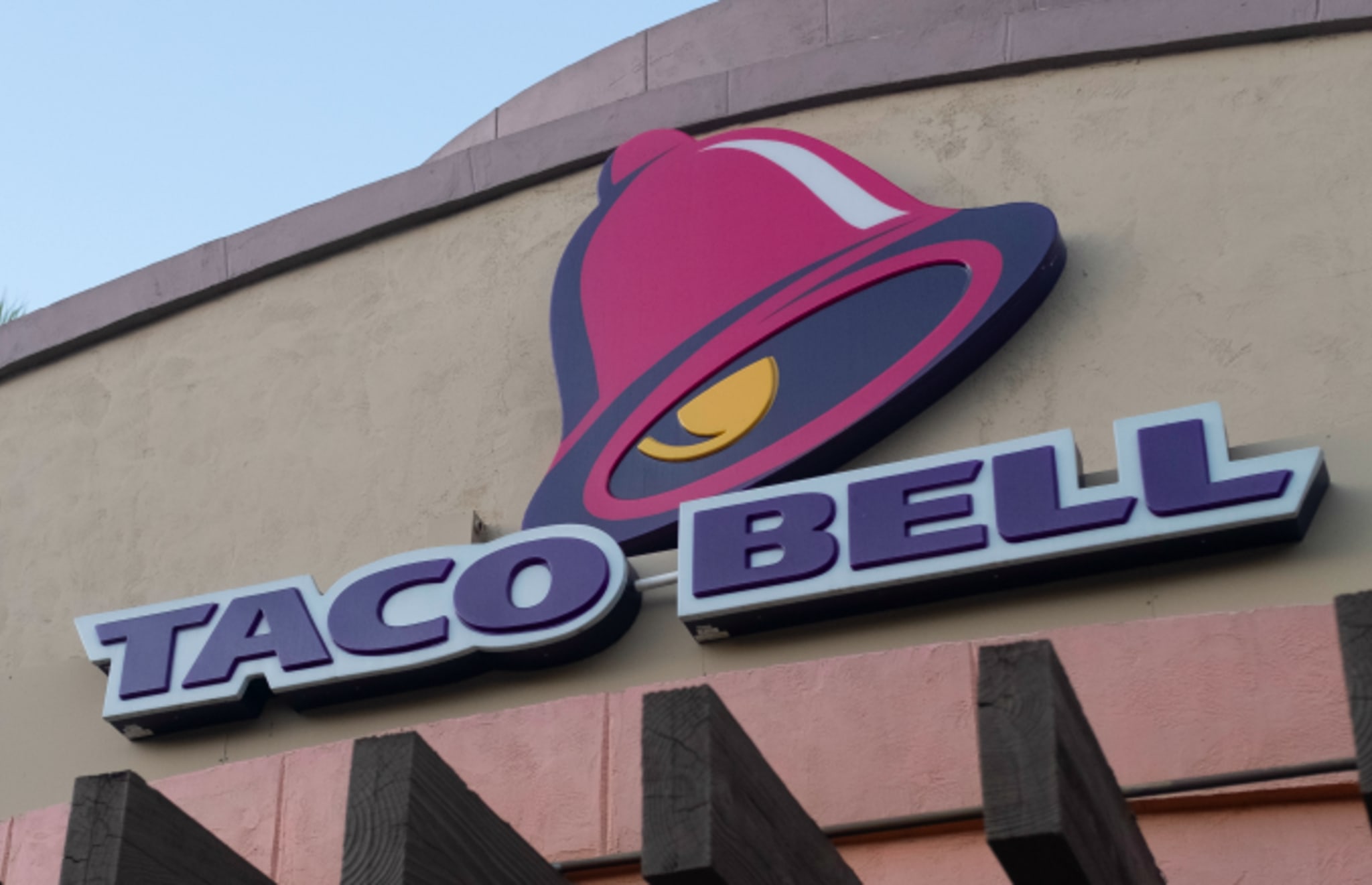 Taco Bell logo is seen in Mountain View, California