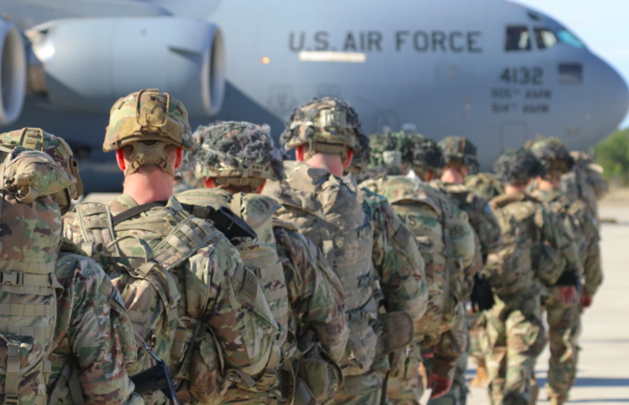 This handout picture released by the US Army
