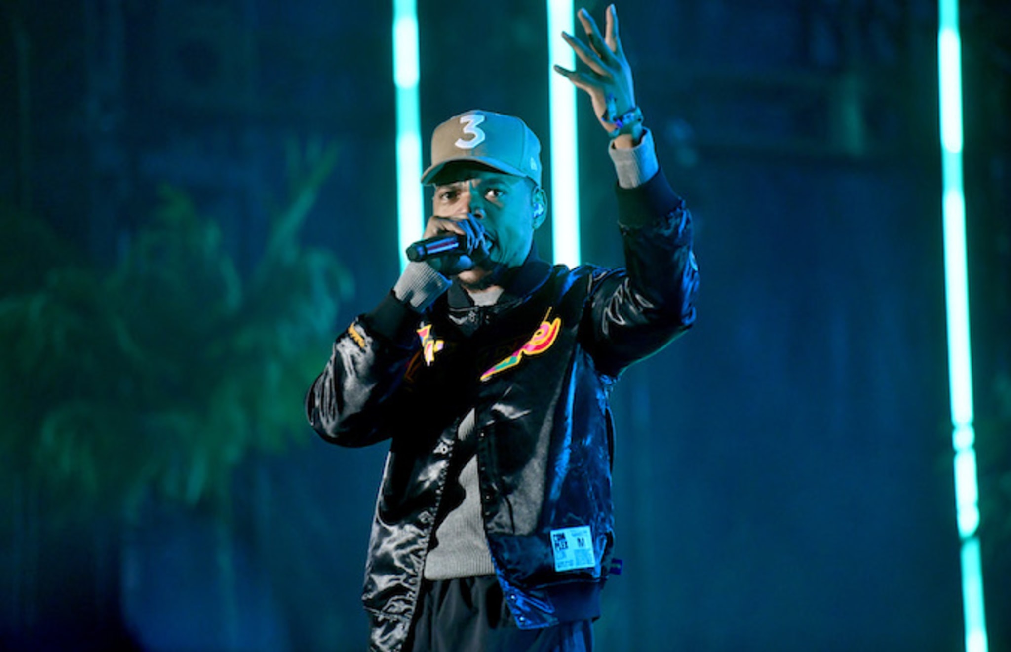 Chance the Rapper performs at Rolling Loud.