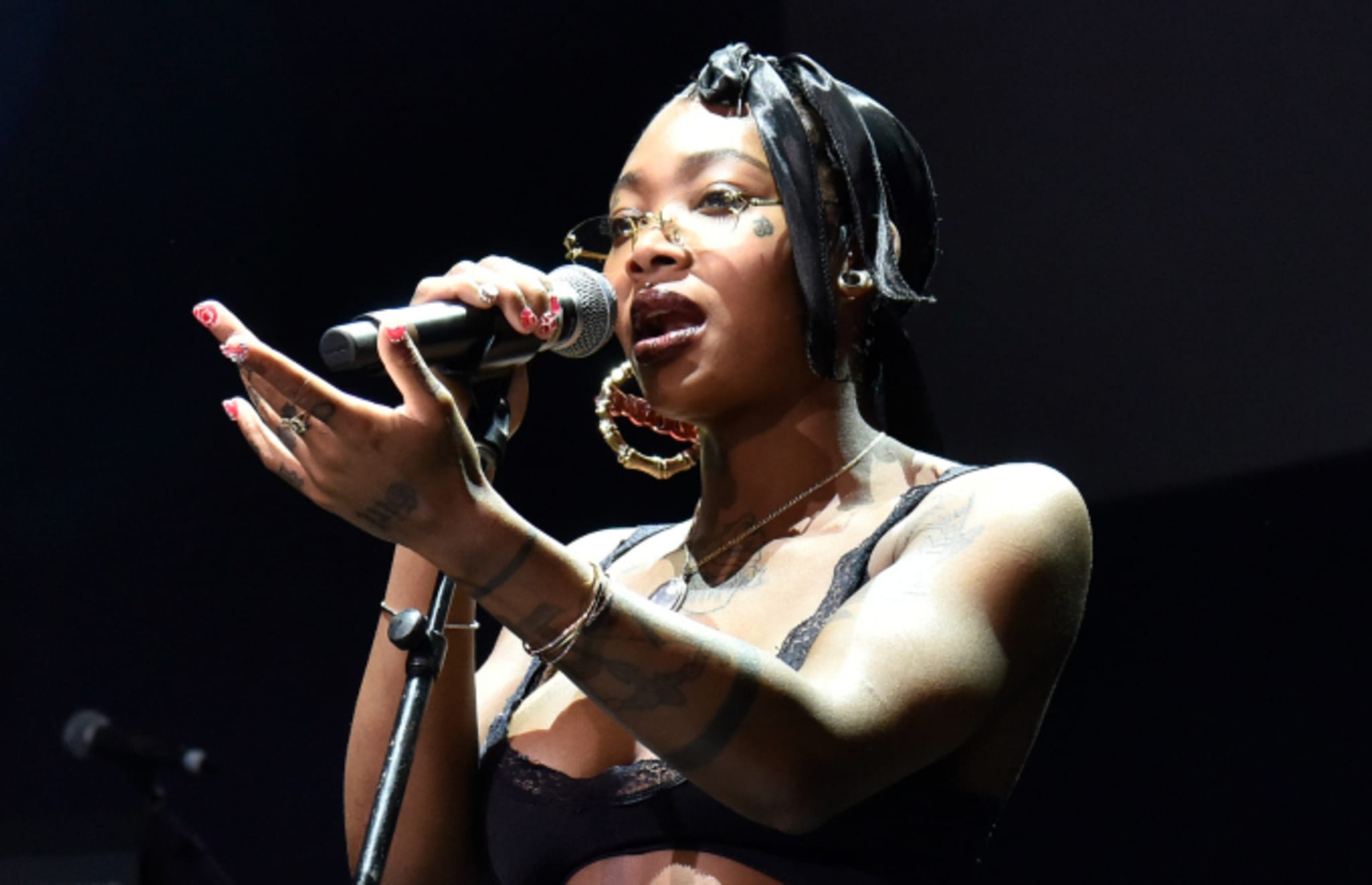 Summer Walker performs during the Lights On Festival
