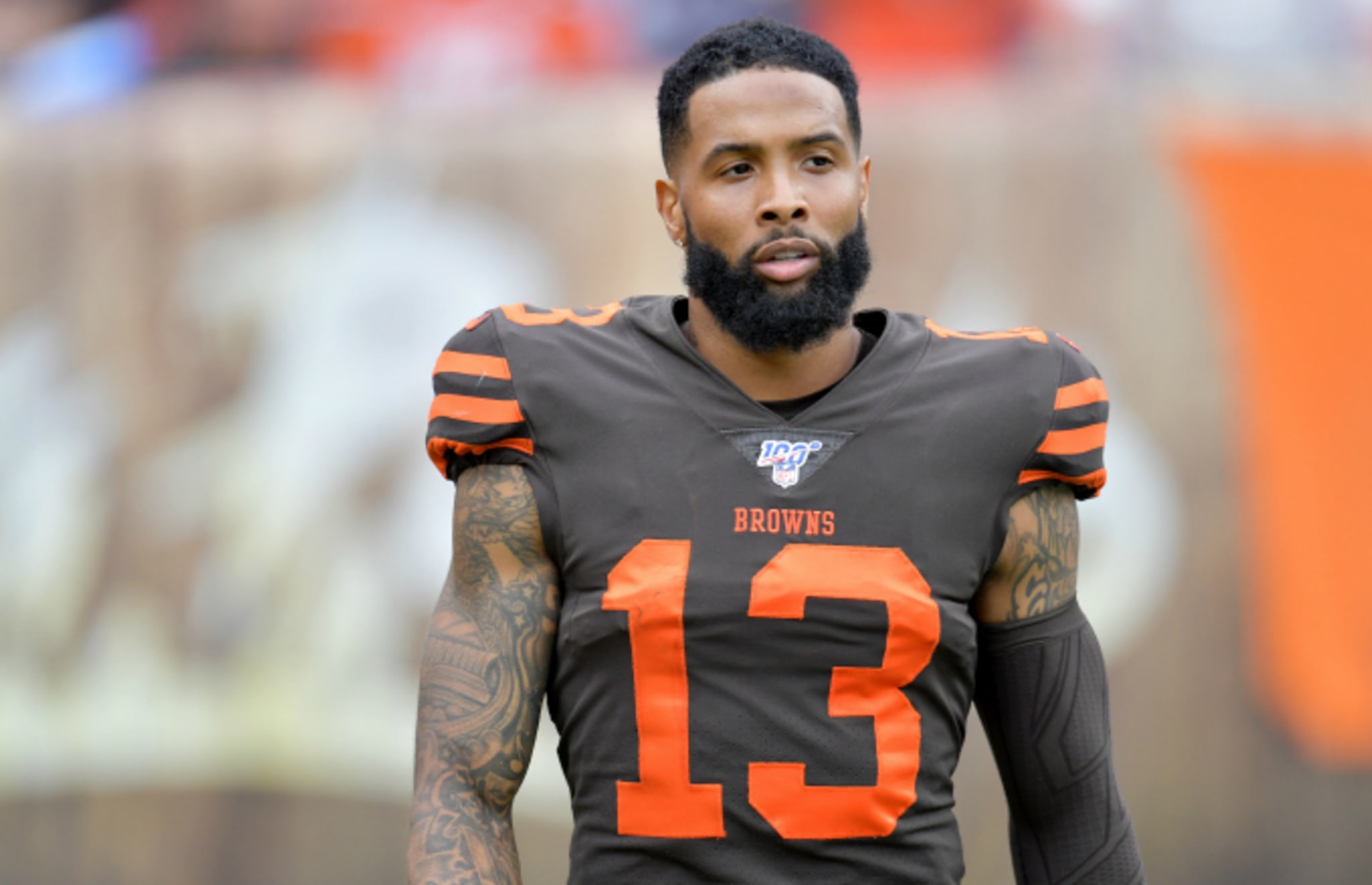 Wide receiver Odell Beckham #13 of the Cleveland Browns