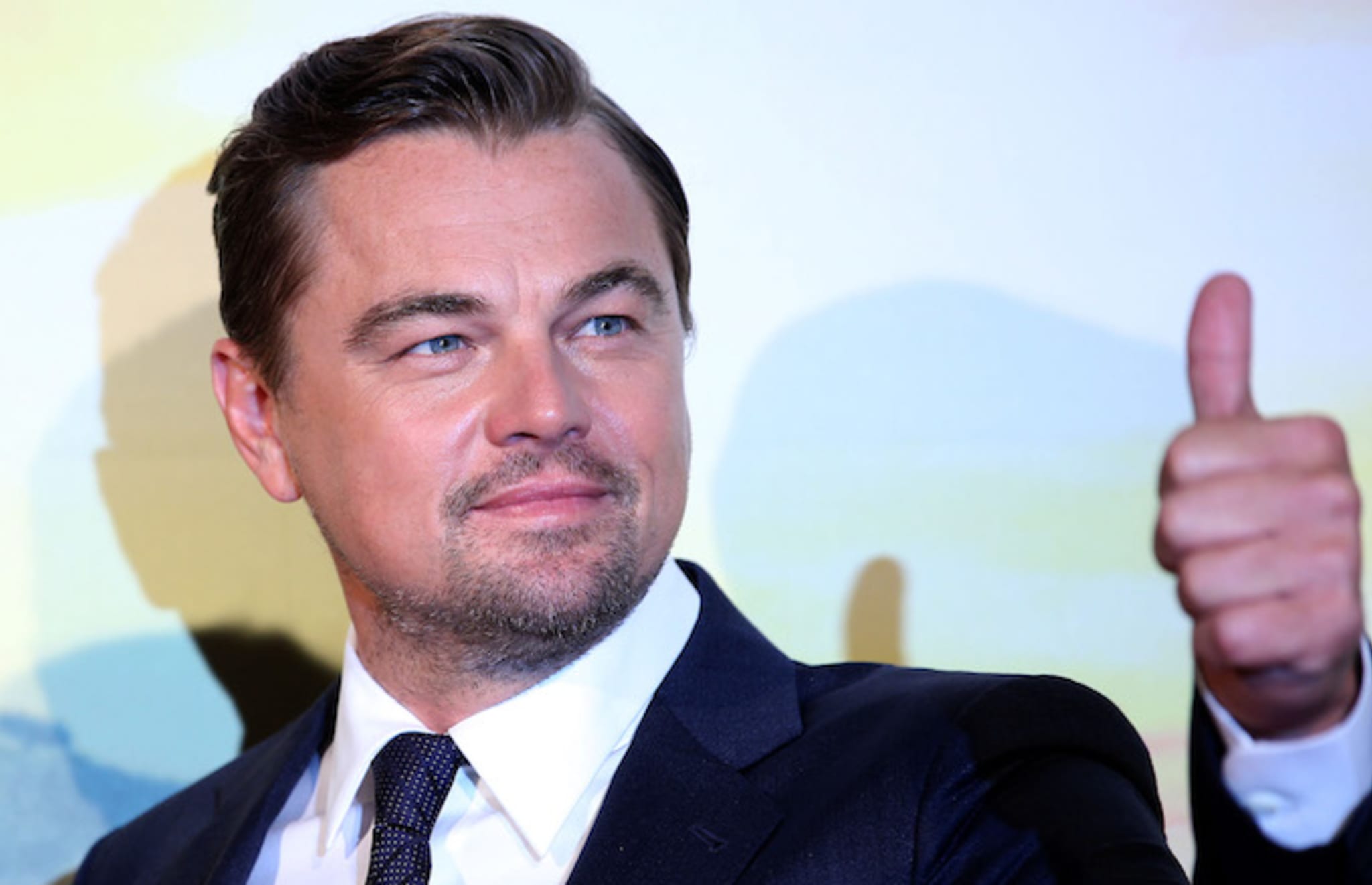 Leonardo DiCaprio attends the premiere of the movie "Once Upon a time in Hollywood."