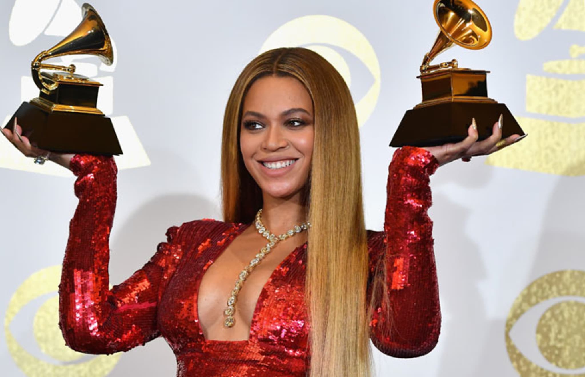 Beyonce at the 2017 Grammys