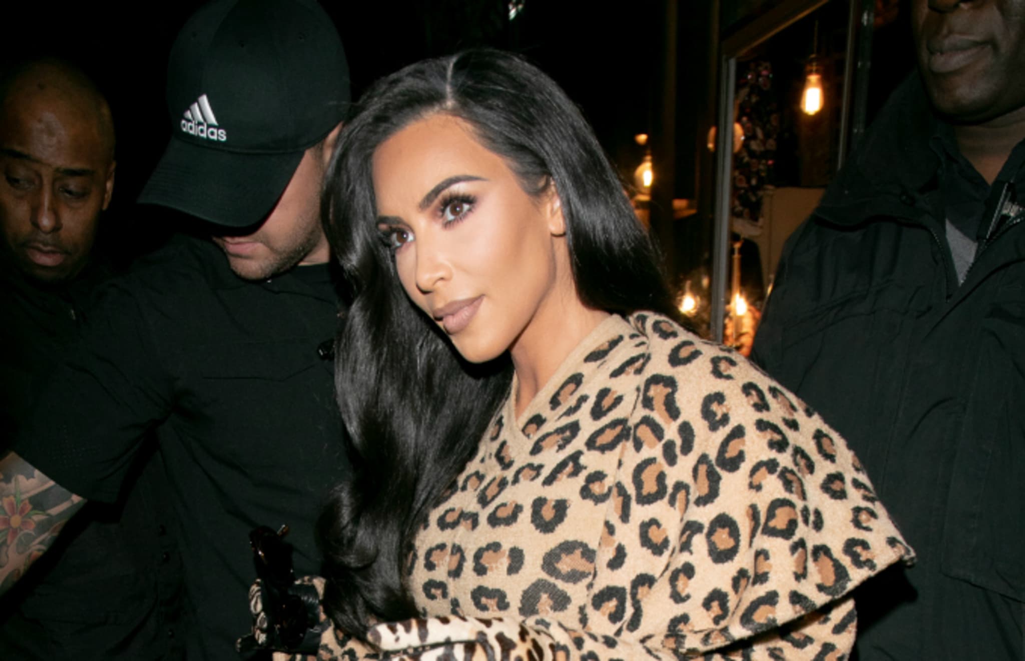 Kim Kardashian is seen on March 05, 2019 in Paris, France