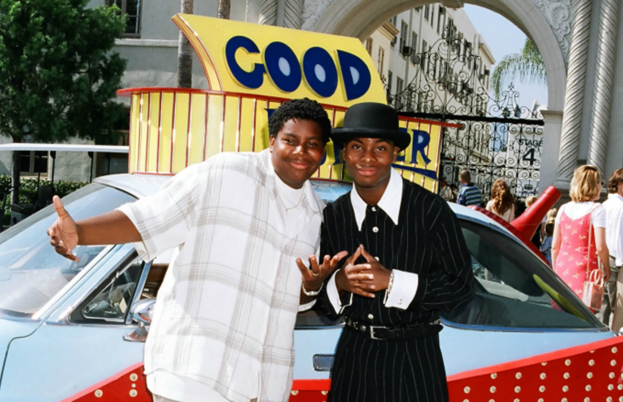Kenan Thompson and Kel Mitchell during "Good Burger" Premiere