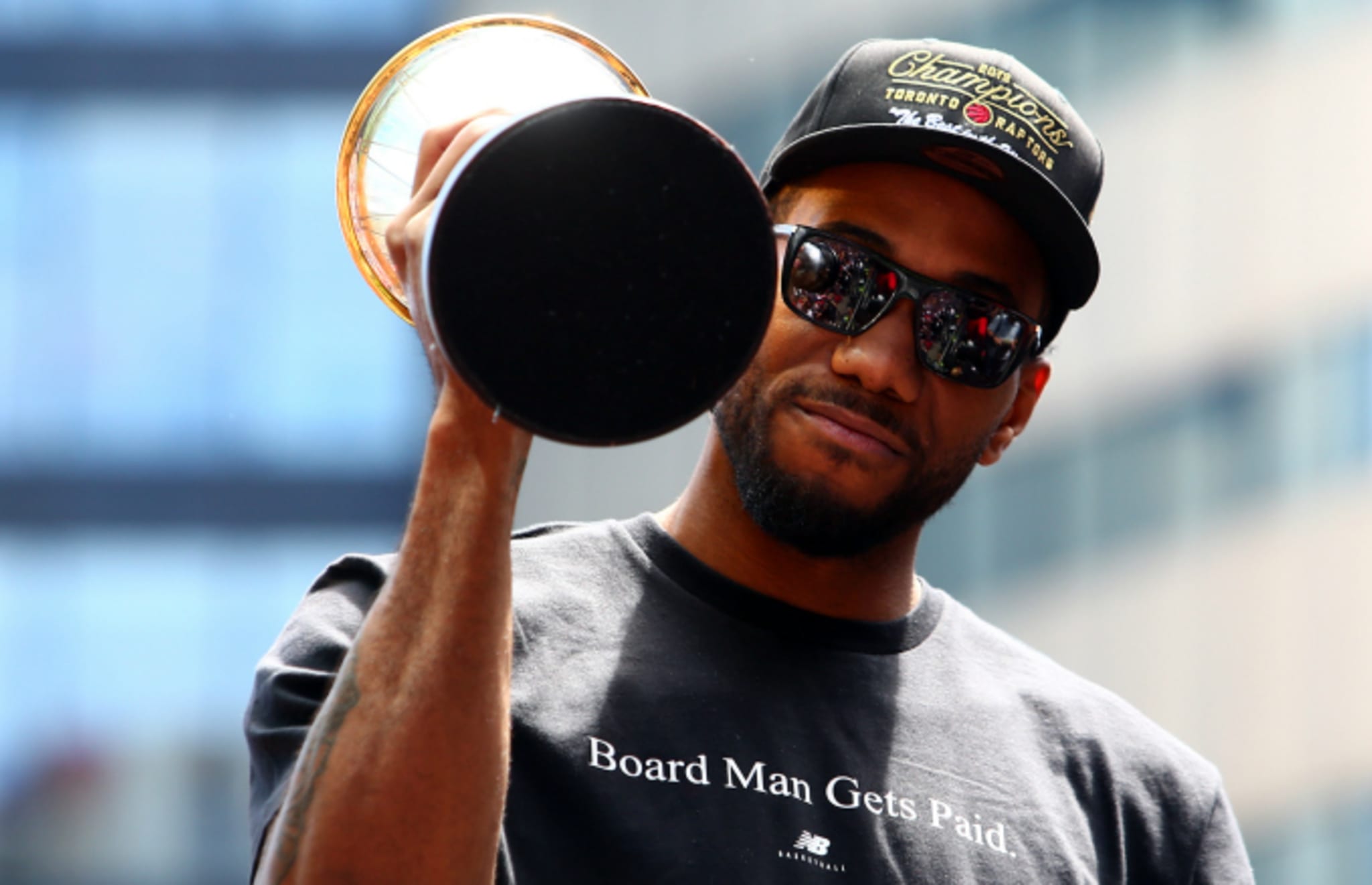 Kawhi Leonard #2 of the Toronto Raptors