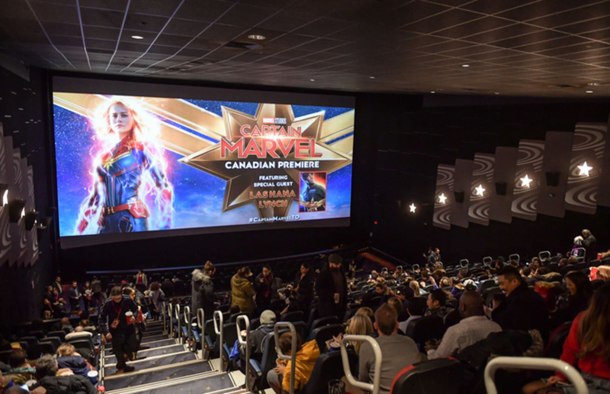 captain marvel theater screening