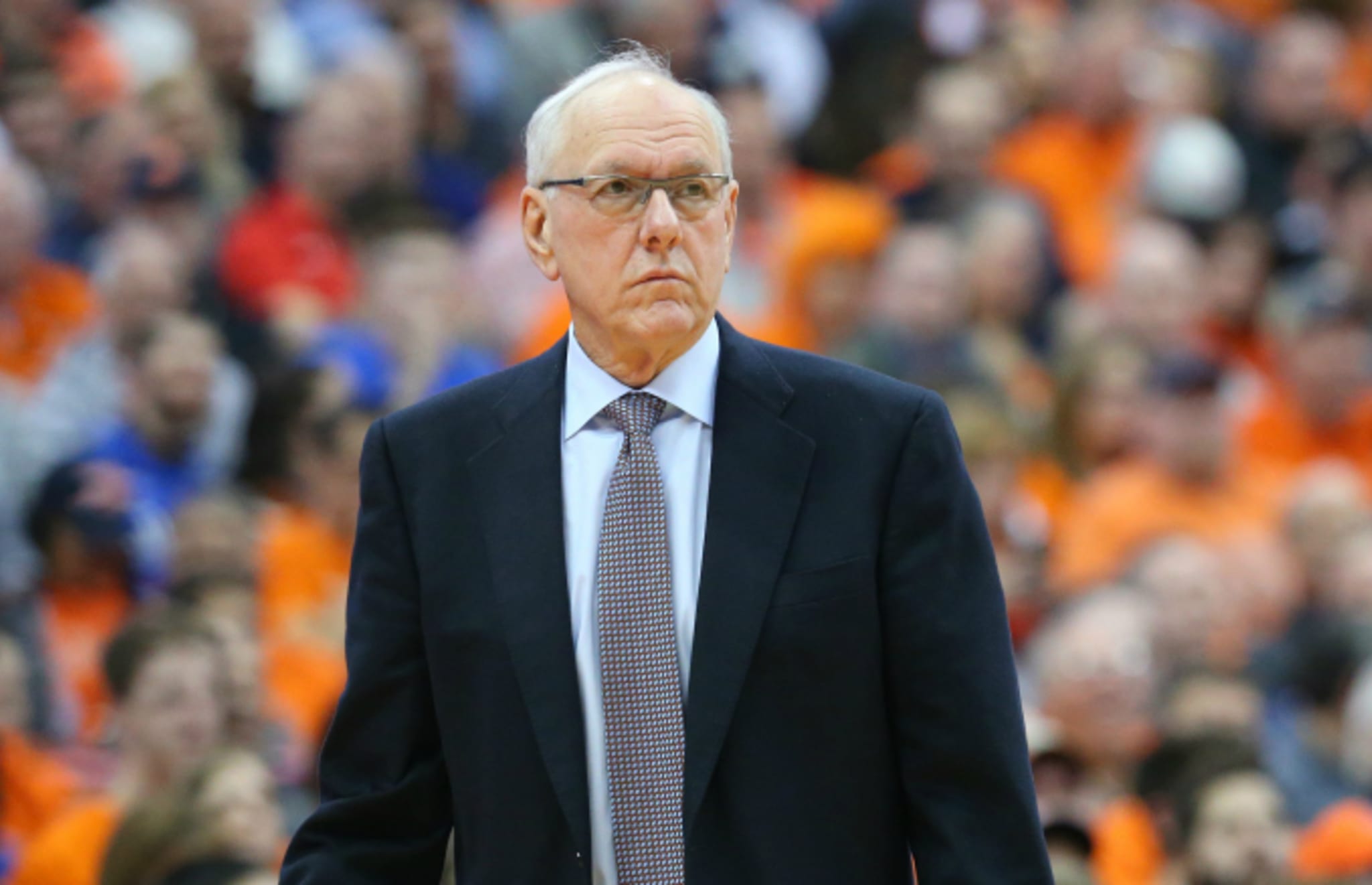 Head coach Jim Boeheim of the Syracuse Orange