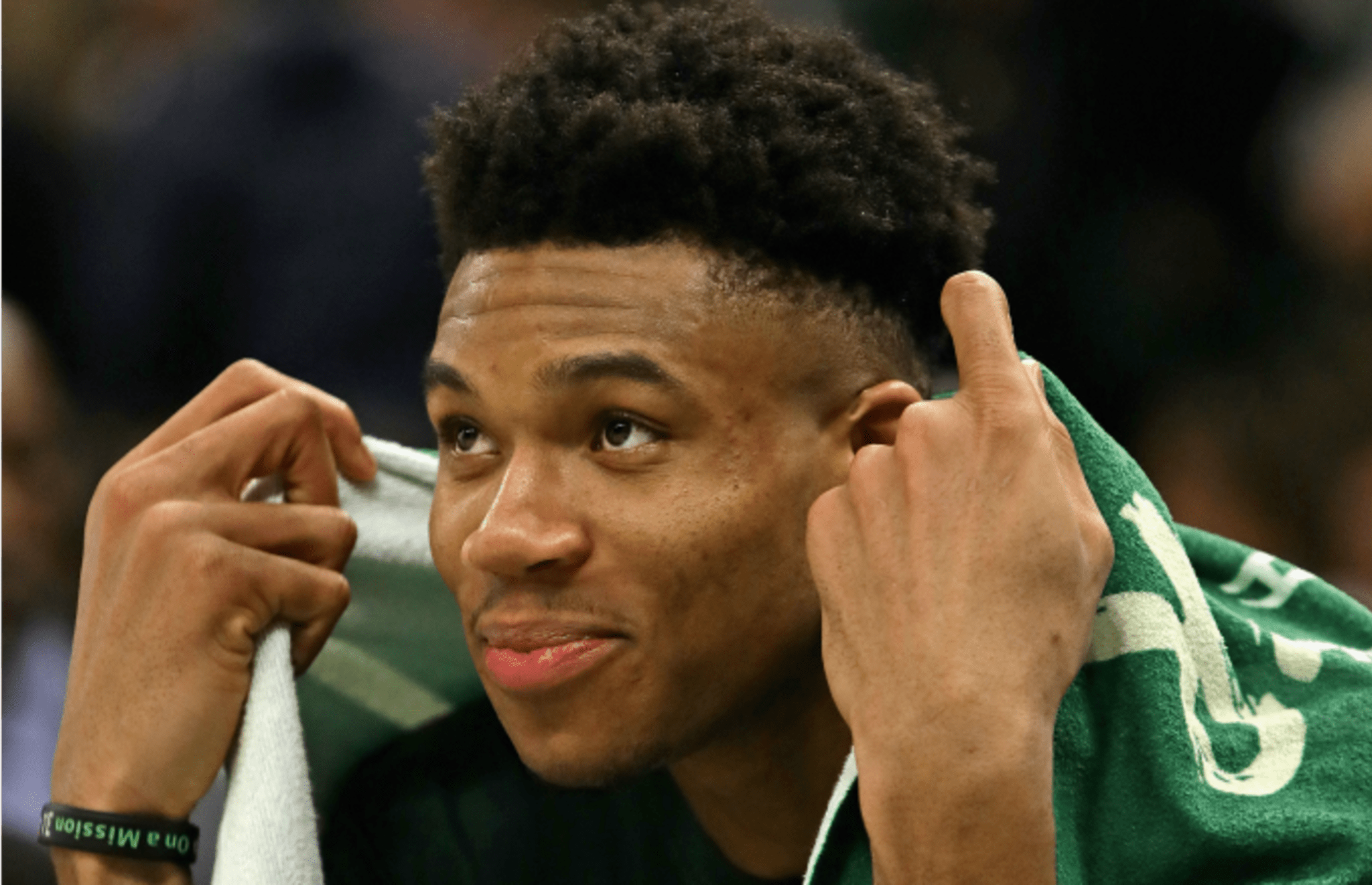 Giannis Antetokounmpo #34 of the Milwaukee Bucks