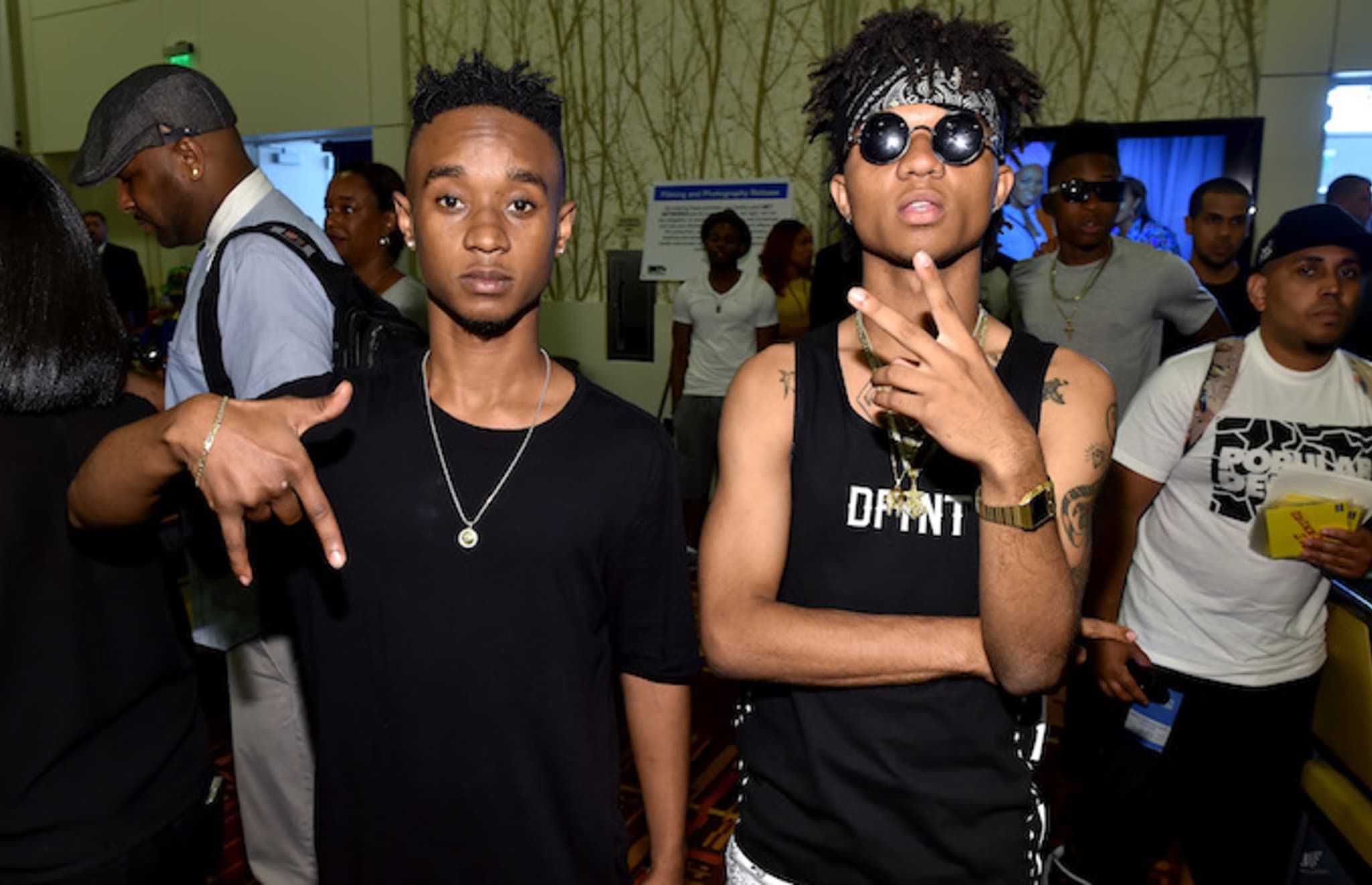 Rappers Slim Jimmy and Swae Lee of Rae Sremmurd.