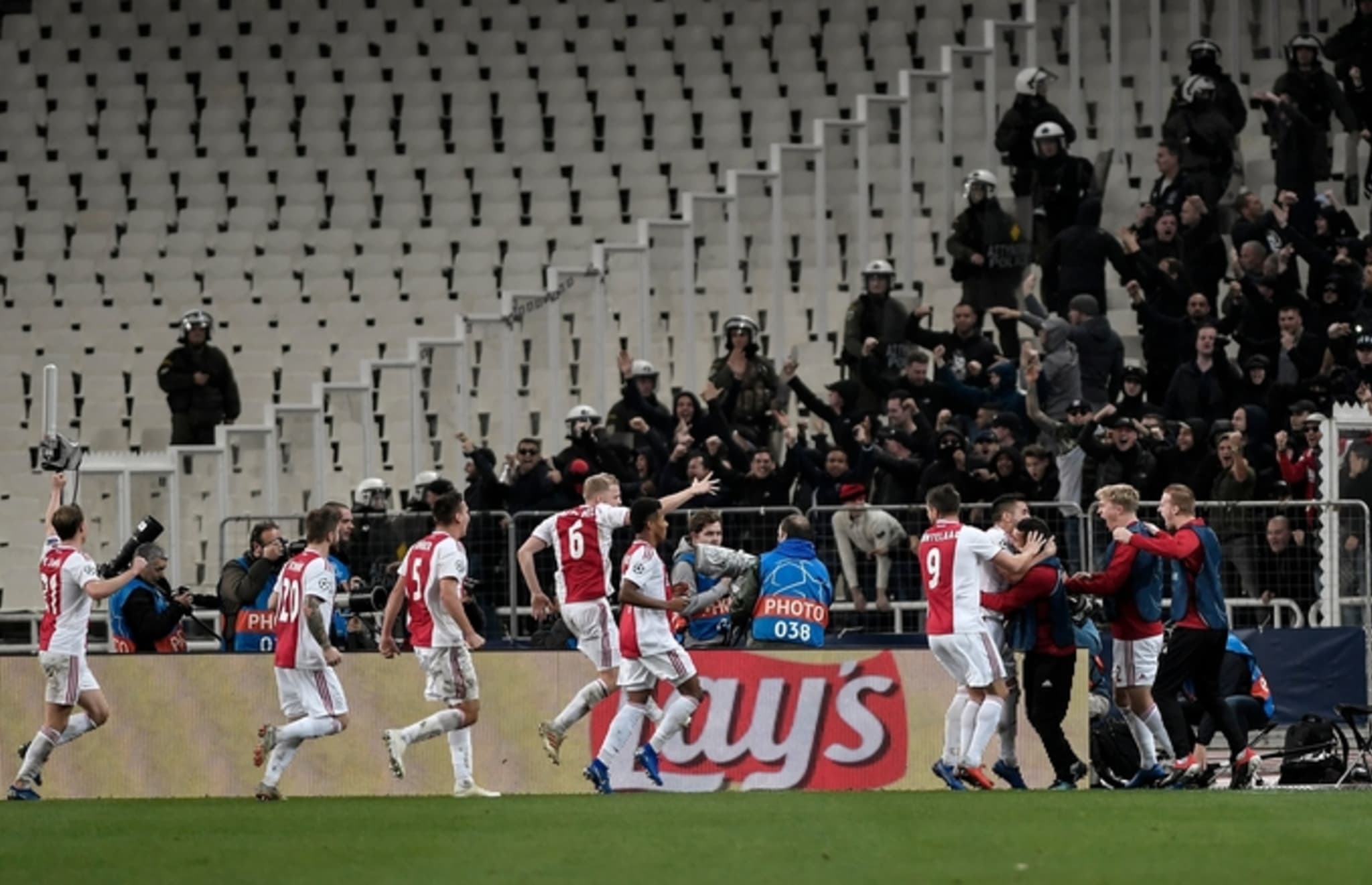soccer ajax aek champions league